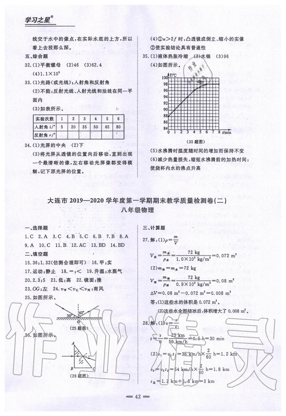 2019年期末教學(xué)質(zhì)量檢測(cè)八年級(jí)物理第一學(xué)期人教版 第2頁(yè)