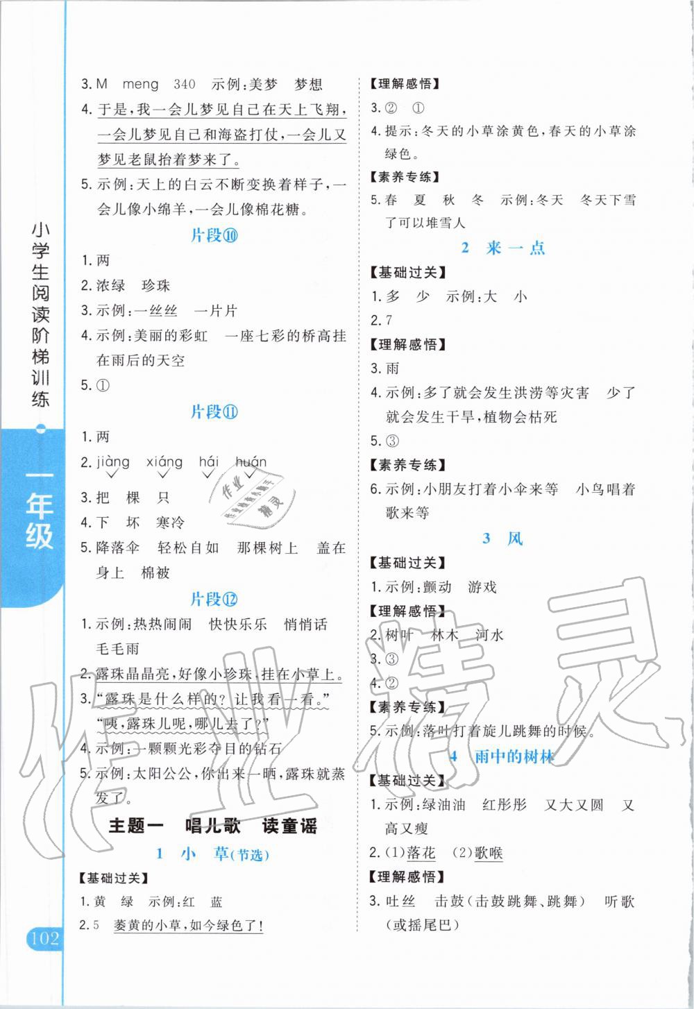 2019年新概念小學(xué)生閱讀階梯訓(xùn)練一年級(jí) 第2頁