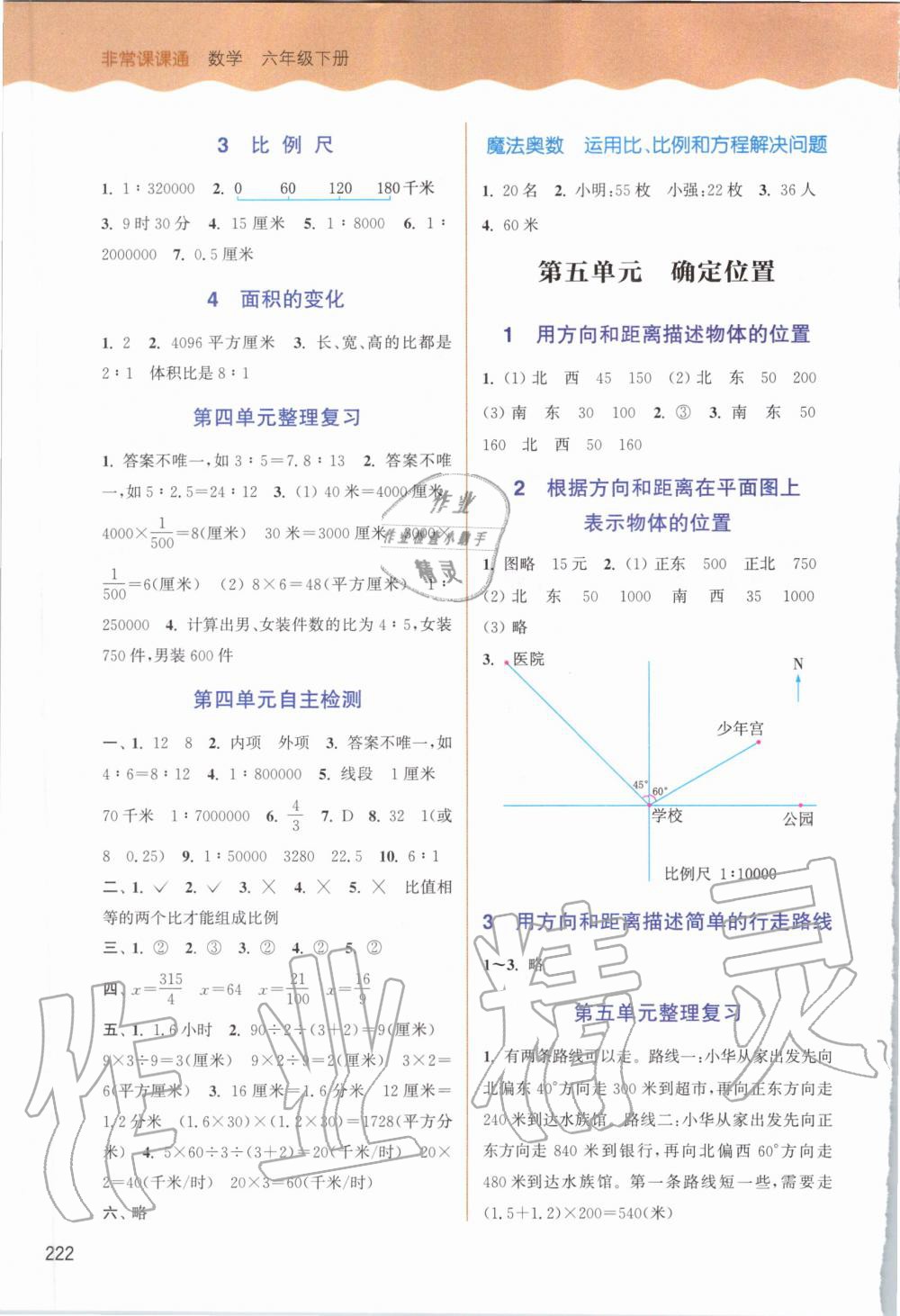 2020年通城学典非常课课通六年级数学下册苏教版 第4页