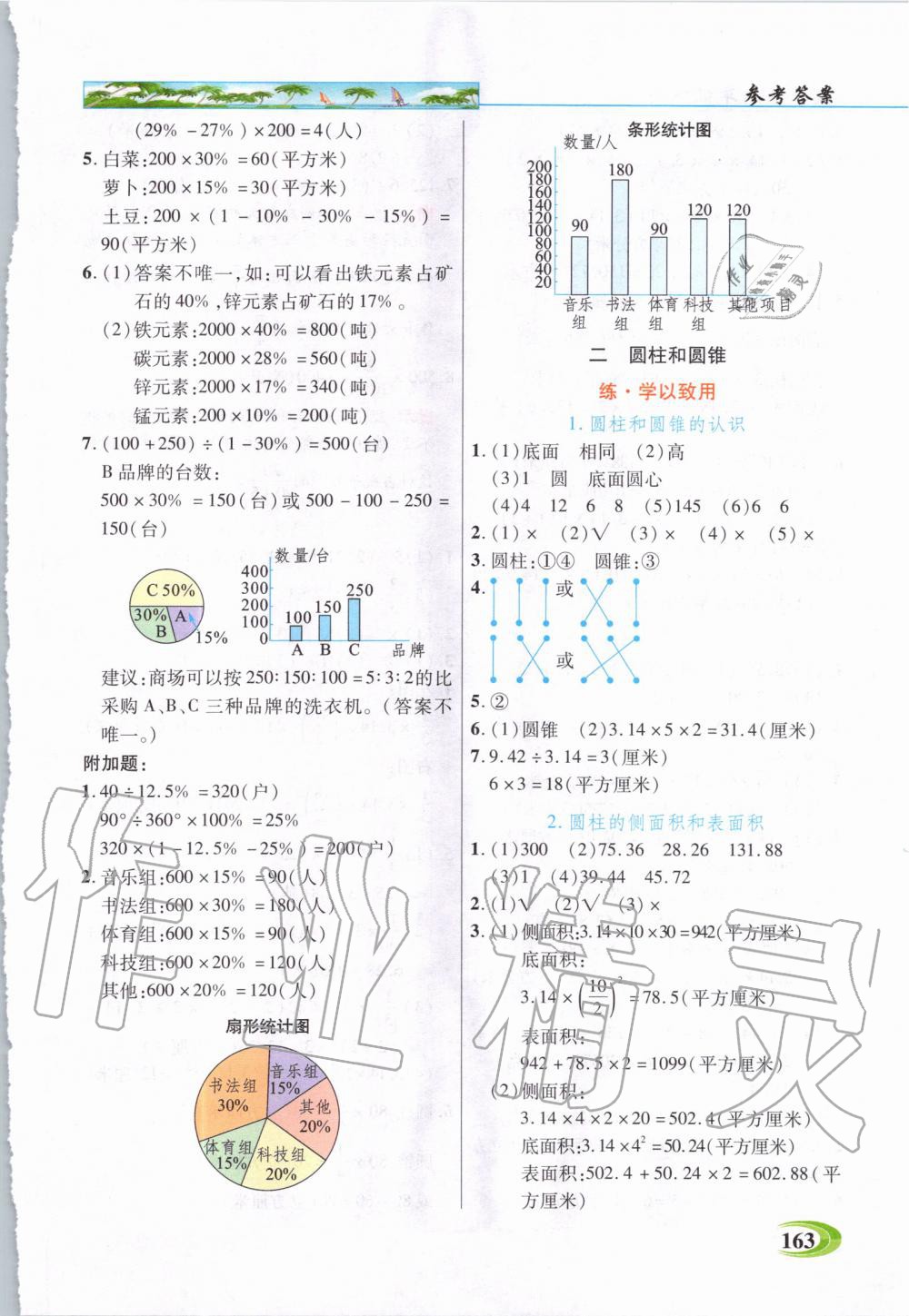 2020年世紀英才引探練創(chuàng)英才教程六年級數(shù)學下冊蘇教版 第2頁