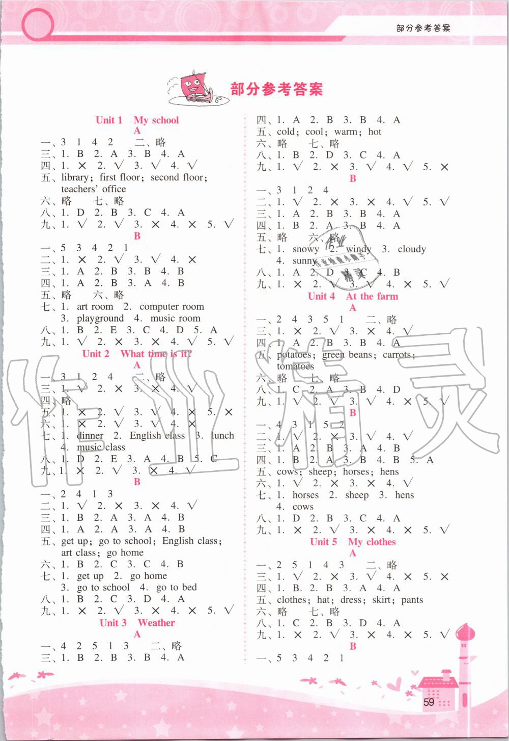 2020年自主与互动学习新课程学习辅导四年级英语下册人教PEP版 第1页