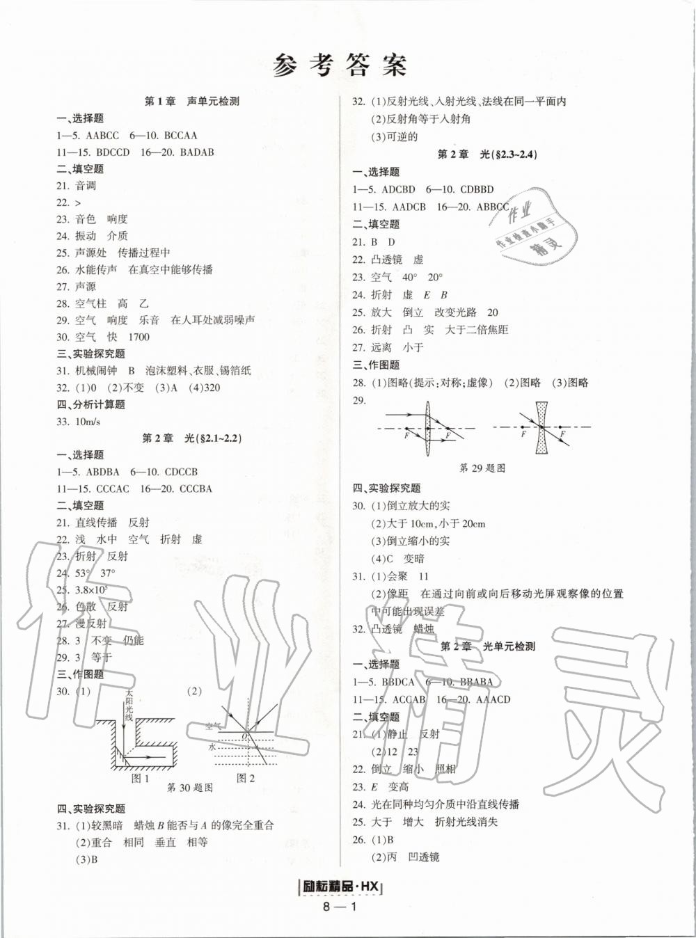 2020年勵(lì)耘書(shū)業(yè)勵(lì)耘活頁(yè)八年級(jí)科學(xué)下冊(cè)華師大版 第1頁(yè)