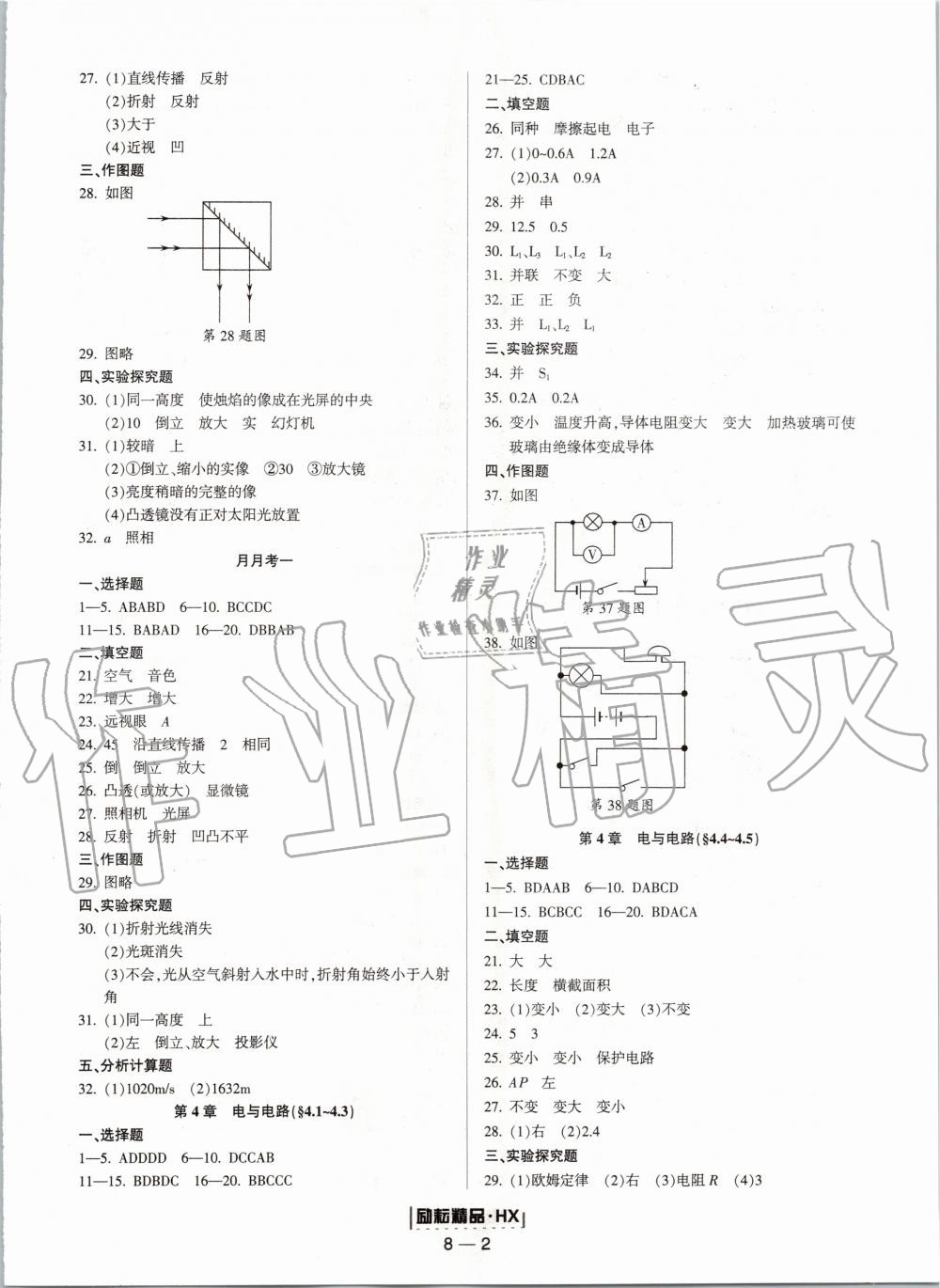 2020年勵(lì)耘書業(yè)勵(lì)耘活頁八年級(jí)科學(xué)下冊(cè)華師大版 第2頁