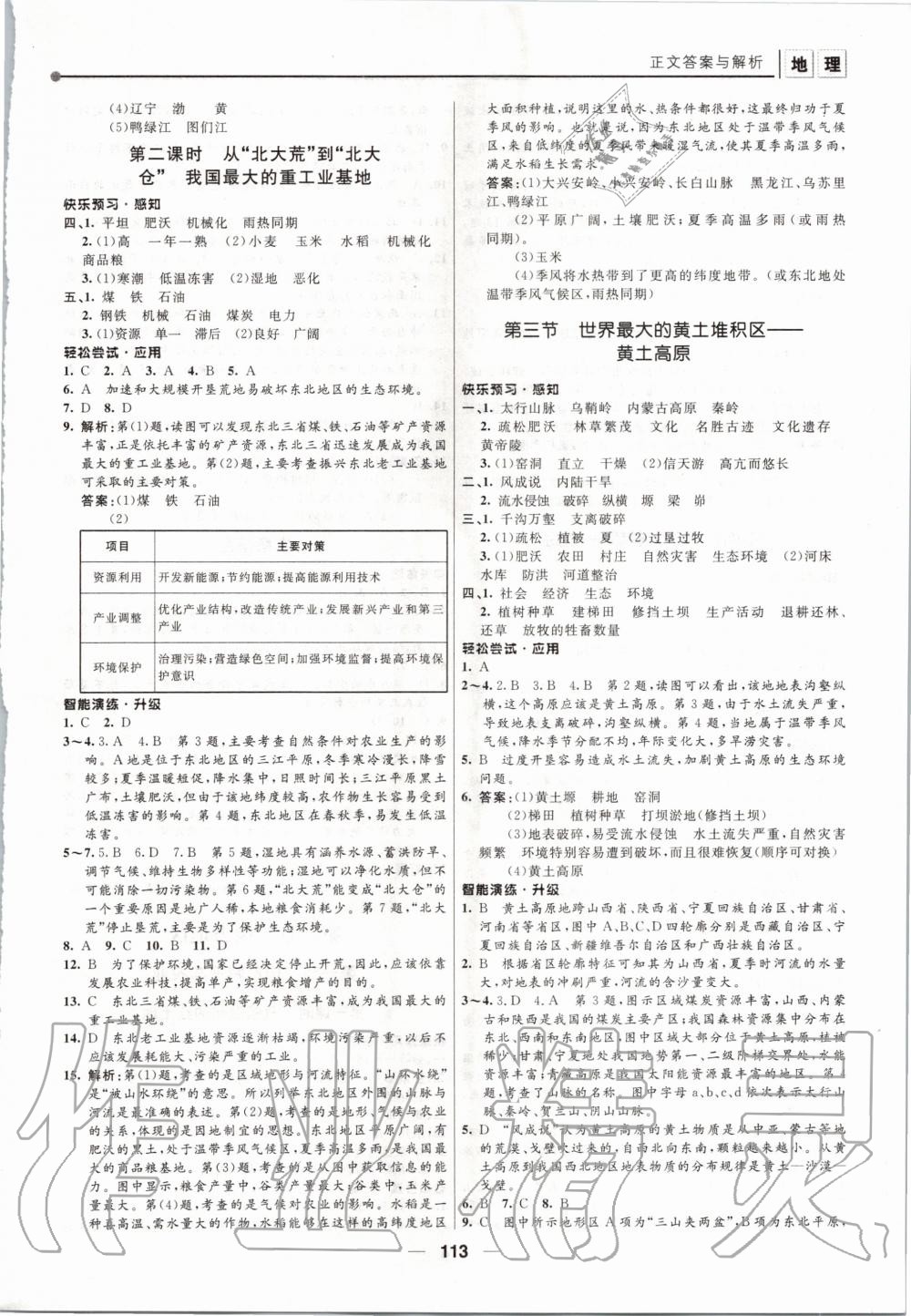 2020年新課程自主學(xué)習(xí)與測(cè)評(píng)初中地理八年級(jí)下冊(cè)人教版 第3頁(yè)