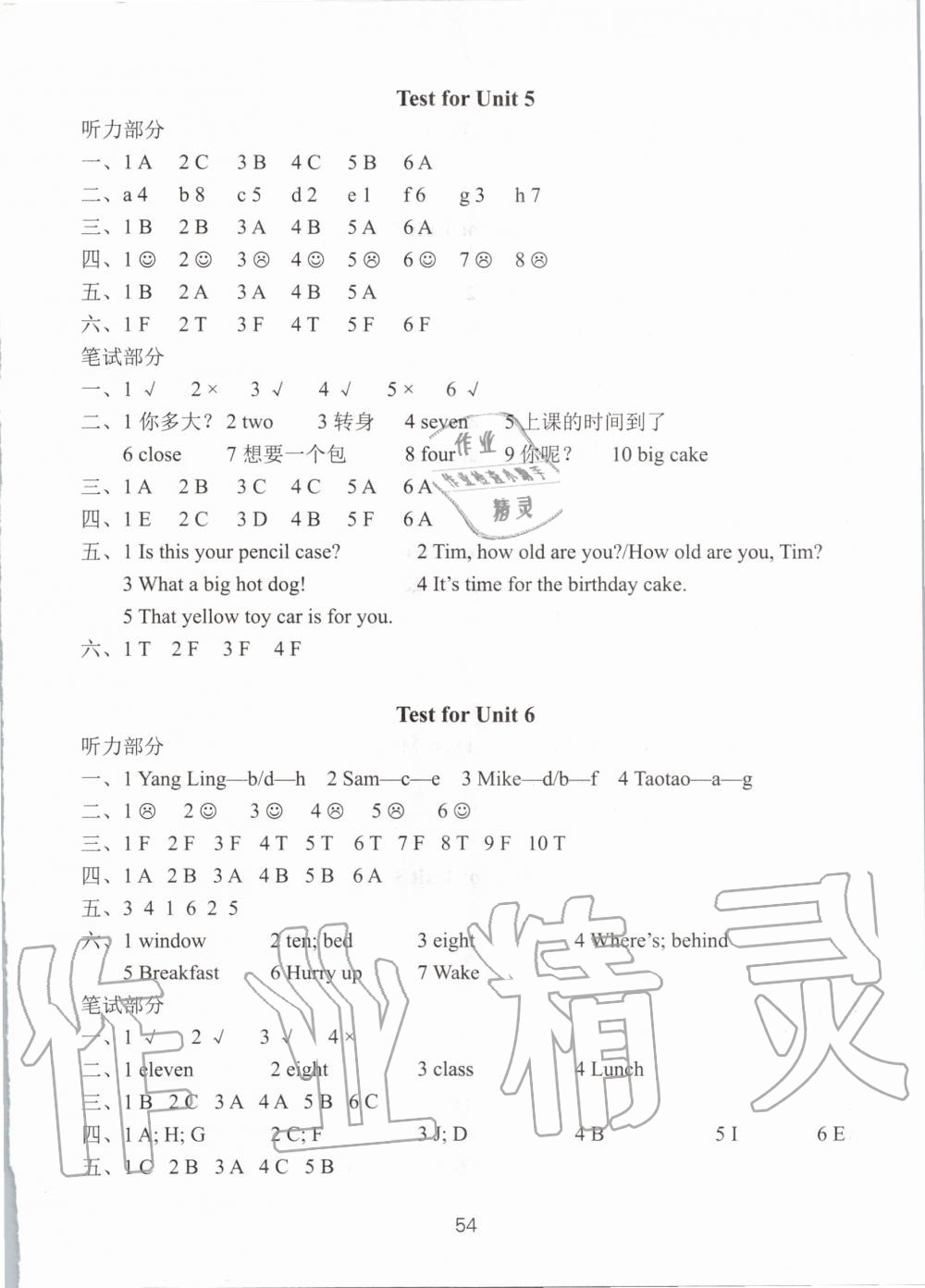 2020年課課練小學(xué)英語(yǔ)強(qiáng)化練習(xí)三年級(jí)下冊(cè)譯林版 第4頁(yè)