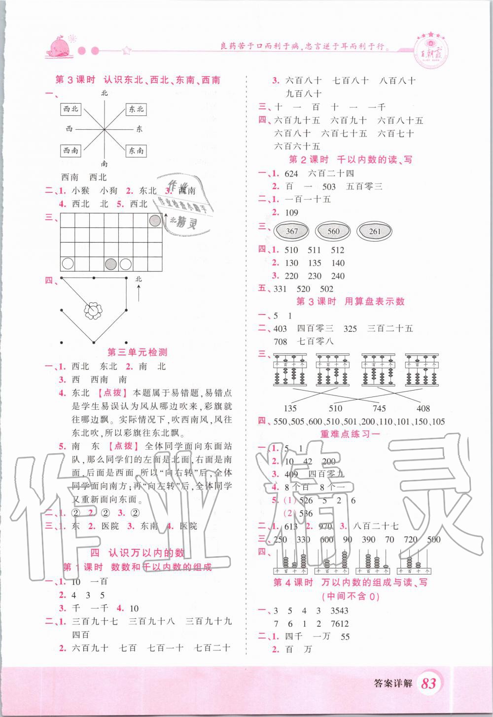 2020年創(chuàng)維新課堂二年級(jí)數(shù)學(xué)下冊(cè)蘇教版 第3頁(yè)