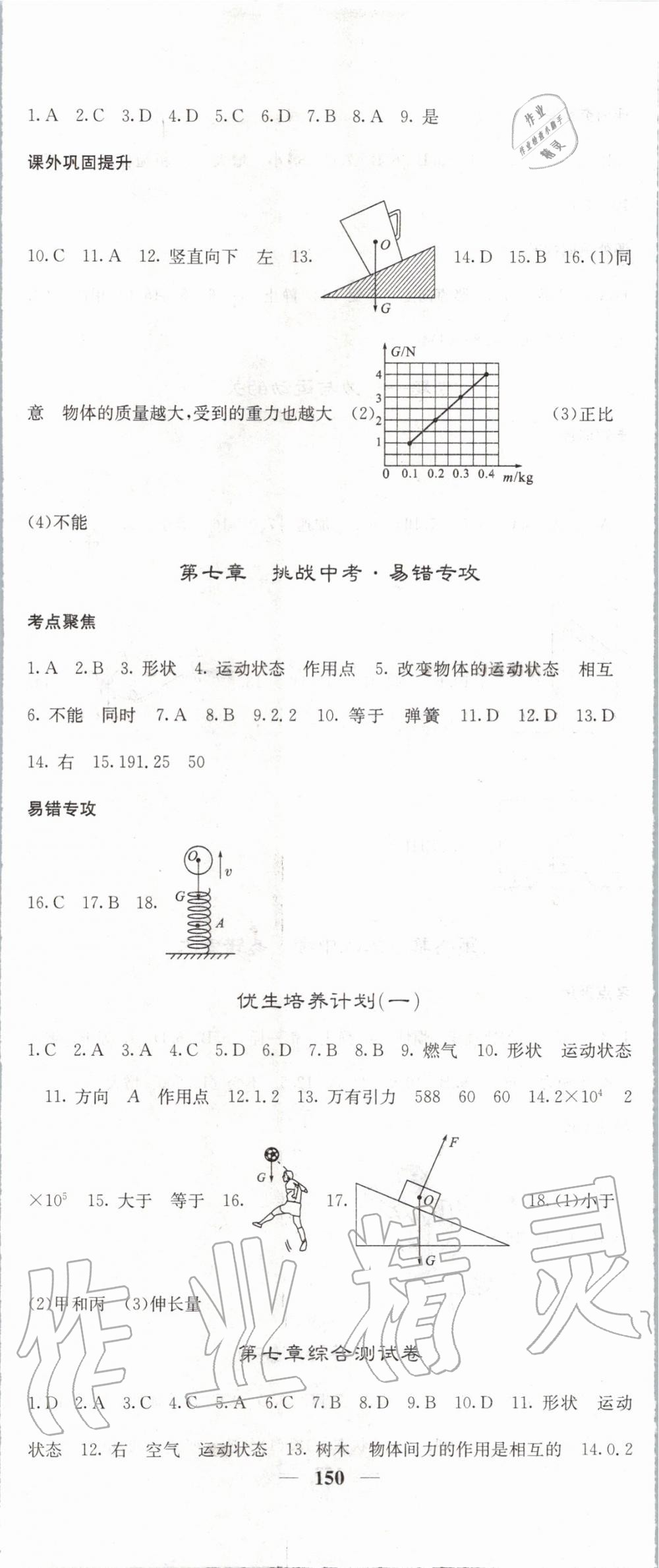 2020年名校課堂內(nèi)外八年級(jí)物理下冊(cè)人教版 第2頁(yè)