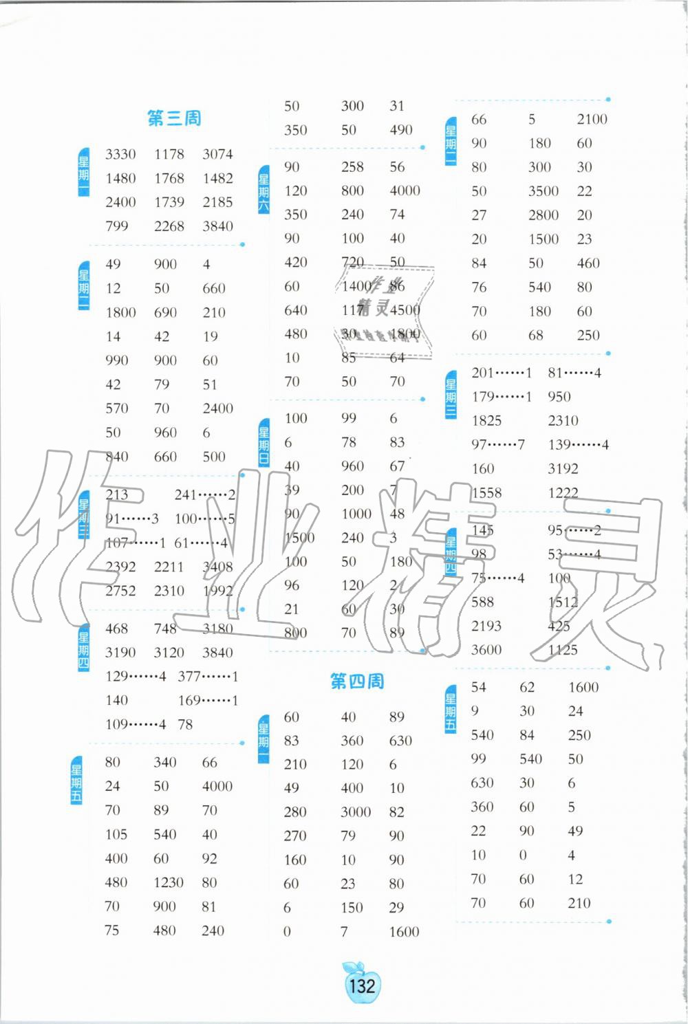 2020年小學(xué)數(shù)學(xué)計(jì)算高手三年級(jí)下冊(cè)蘇教版 第2頁(yè)