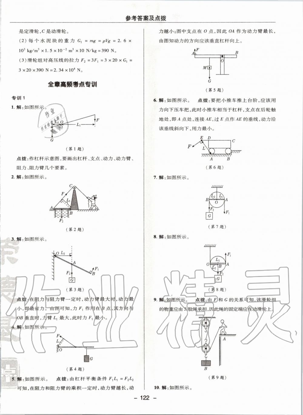 2020年综合应用创新题典中点八年级物理下册沪粤版 第10页