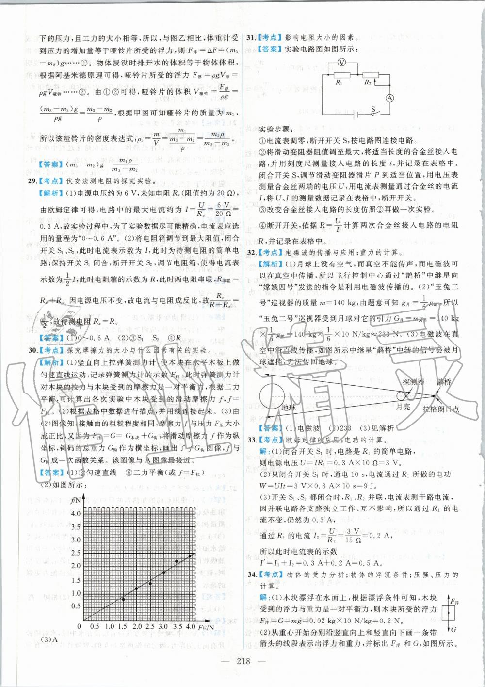 2020年北京市各區(qū)模擬及真題精選中考物理新課標版 第6頁