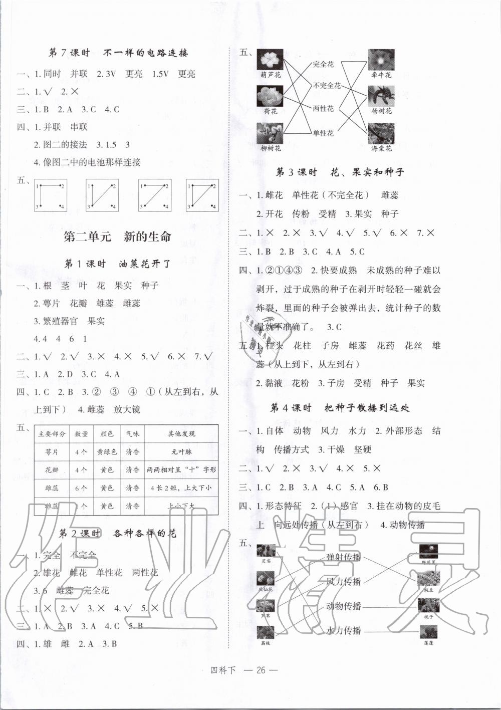 2020年名師面對(duì)面先學(xué)后練四年級(jí)科學(xué)下冊(cè)教科版 第2頁(yè)