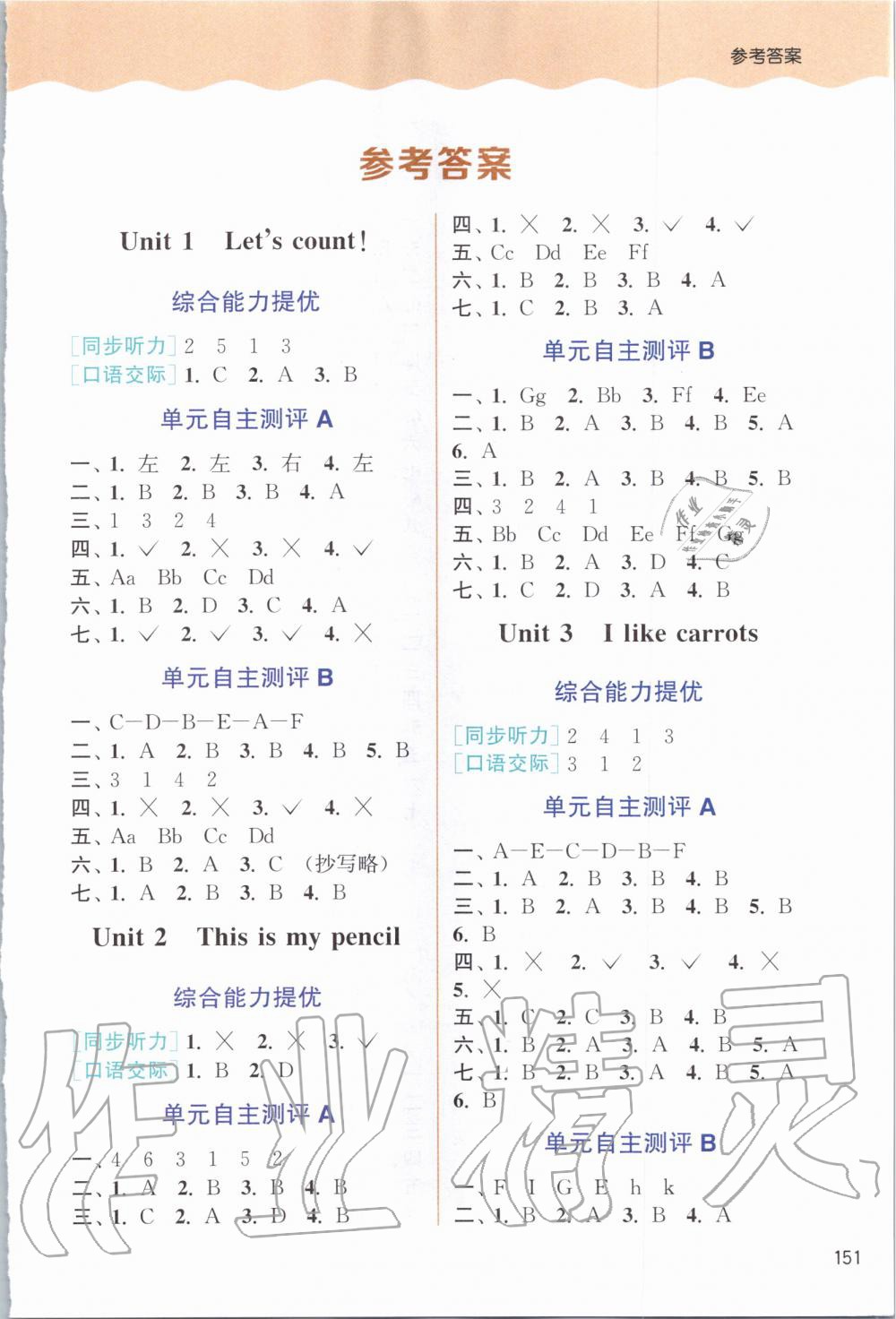 2020年通城學(xué)典非常課課通一年級(jí)英語下冊(cè)譯林版 第1頁