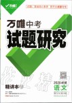 2020年万唯中考试题研究语文成都专版