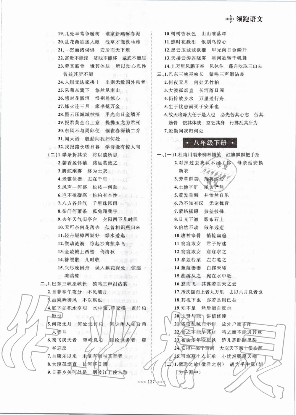 2020年領(lǐng)跑語文一輪總復(fù)習(xí)大連中考 第5頁