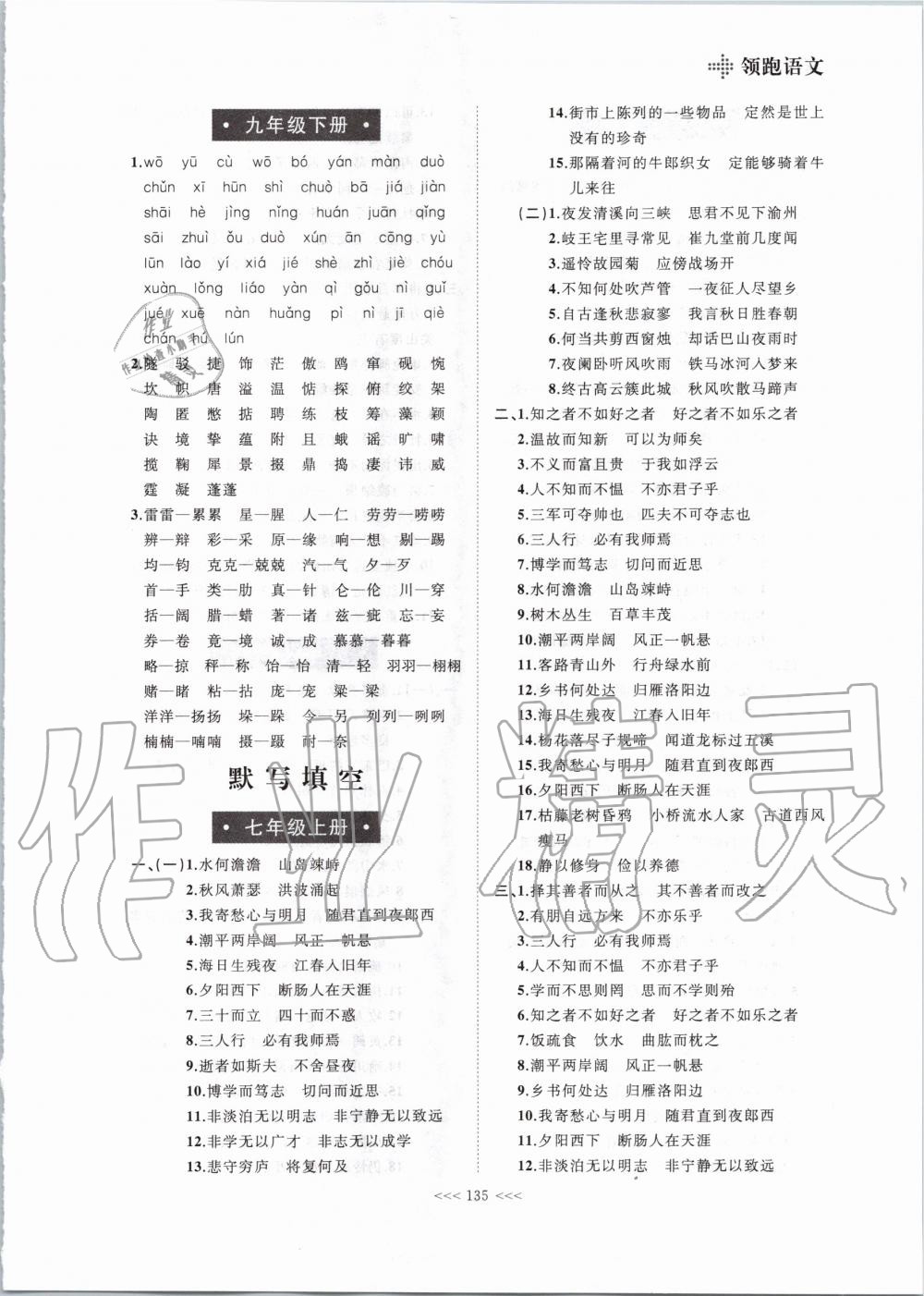 2020年領(lǐng)跑語文一輪總復(fù)習(xí)大連中考 第3頁