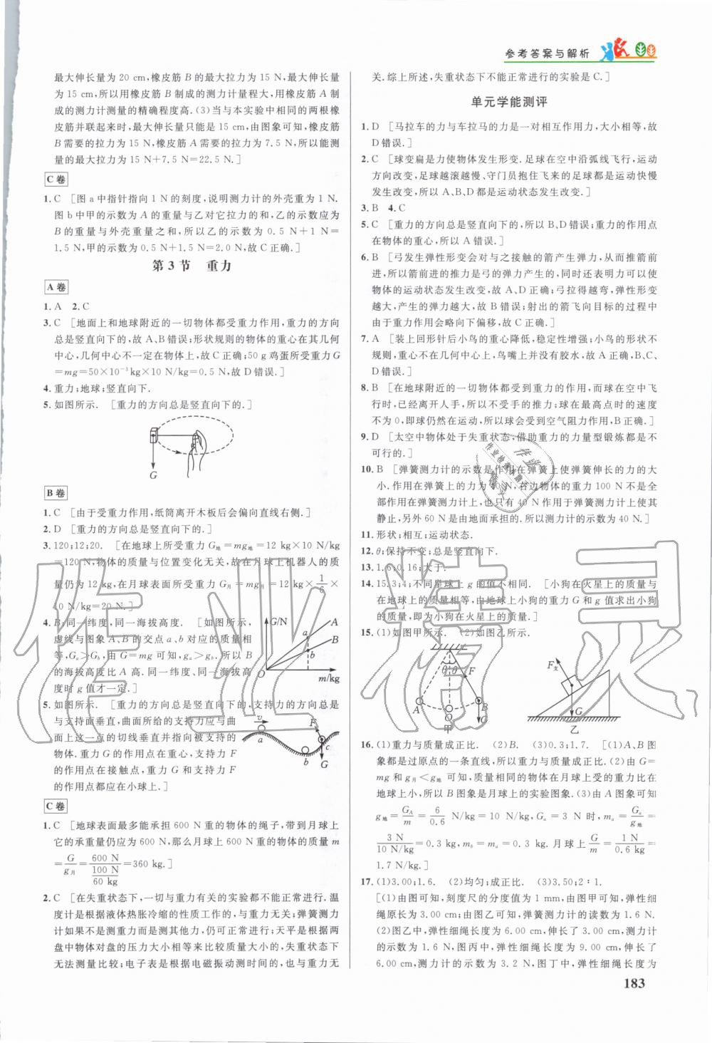 2020年重难点手册八年级物理下册人教版 第2页