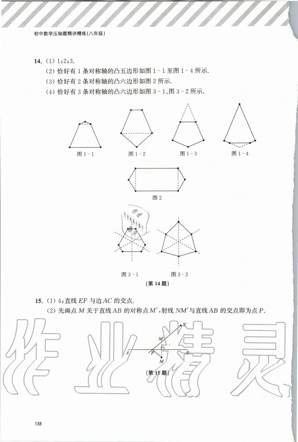 2020年初中数学压轴题精讲精练八年级 第16页