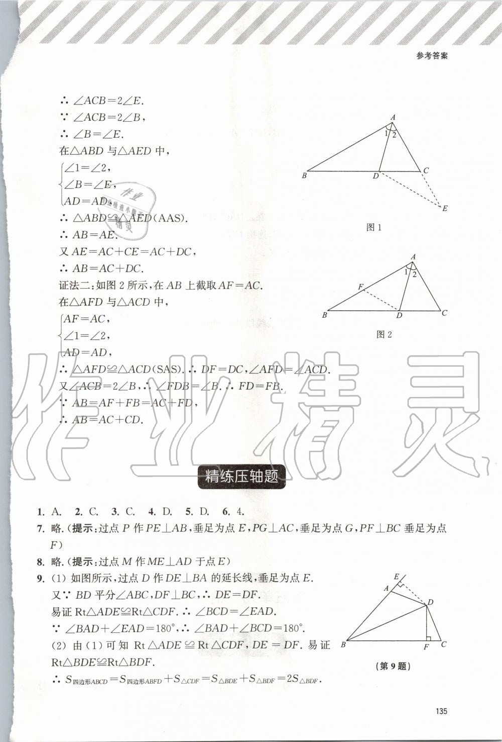 2020年初中数学压轴题精讲精练八年级 第13页