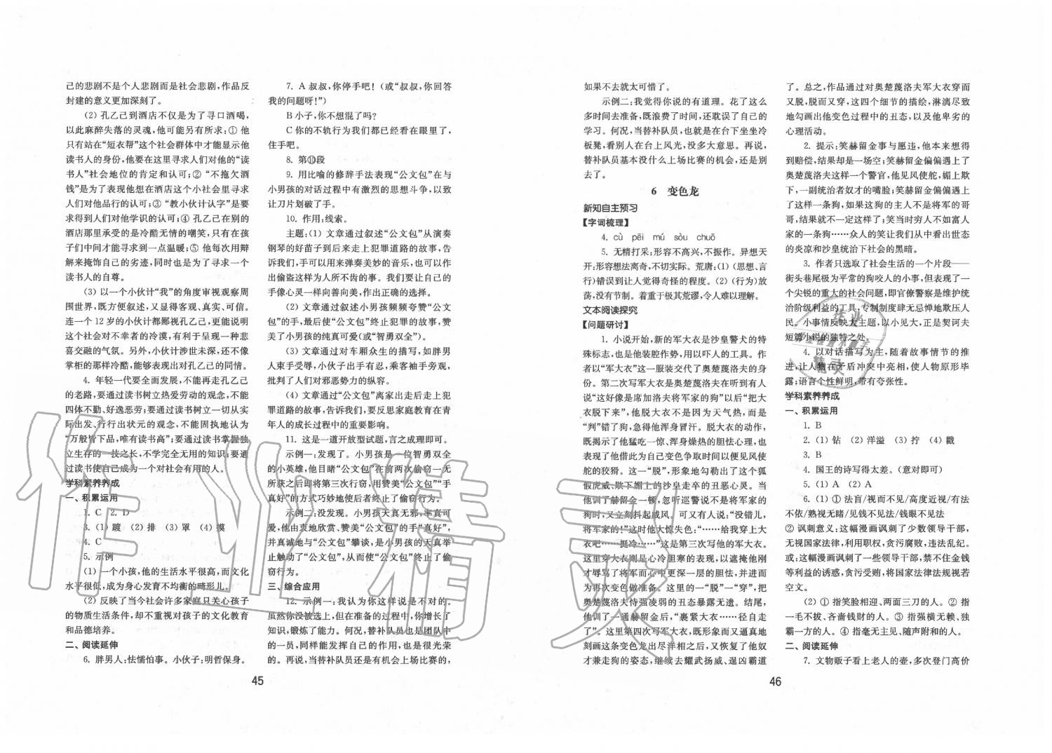 2020年初中基础训练九年级语文下册人教版五四制山东教育出版社 第3页