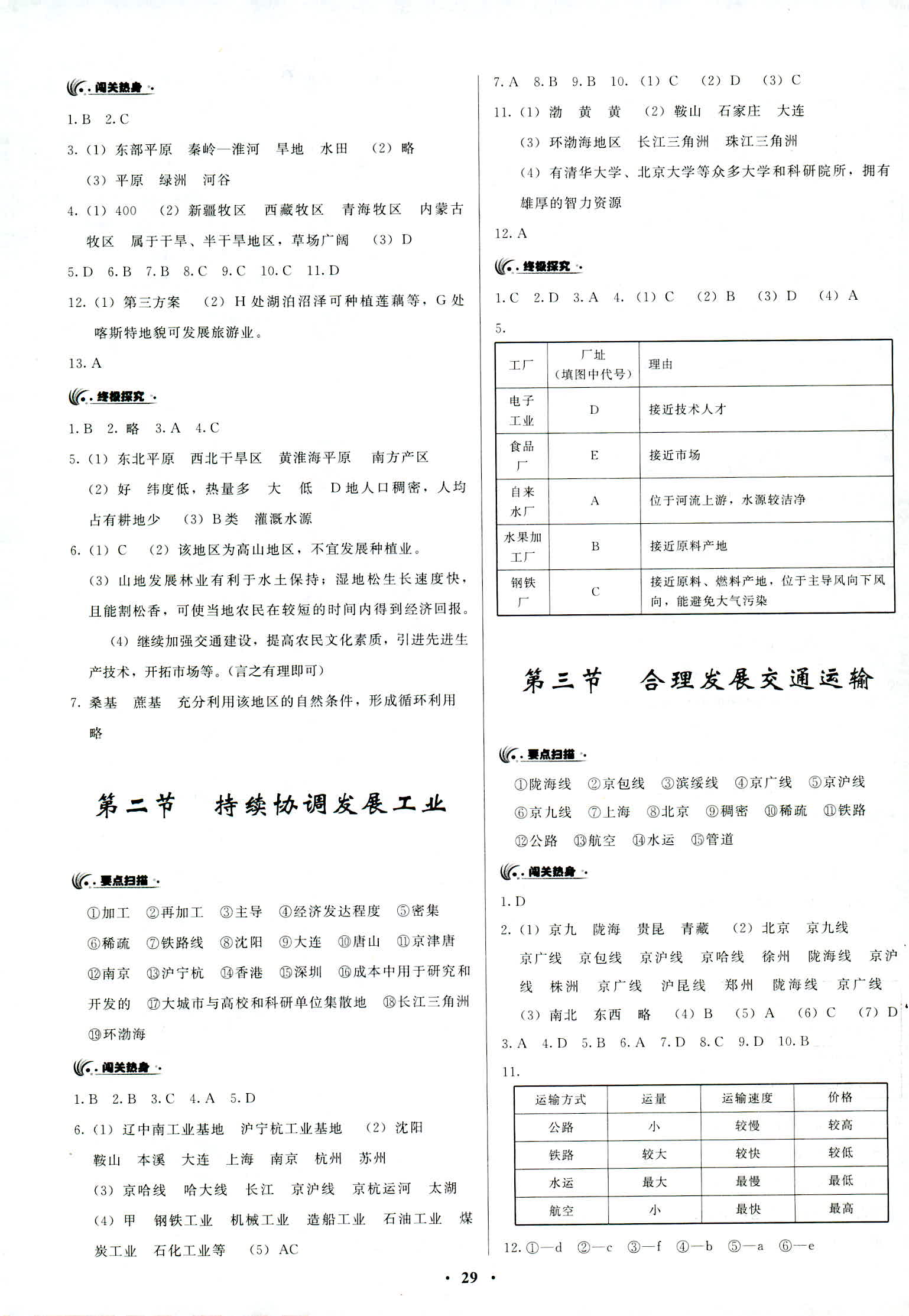 2018年新地理同步練習(xí)八年級(jí)上冊(cè)商務(wù)星球版 第5頁