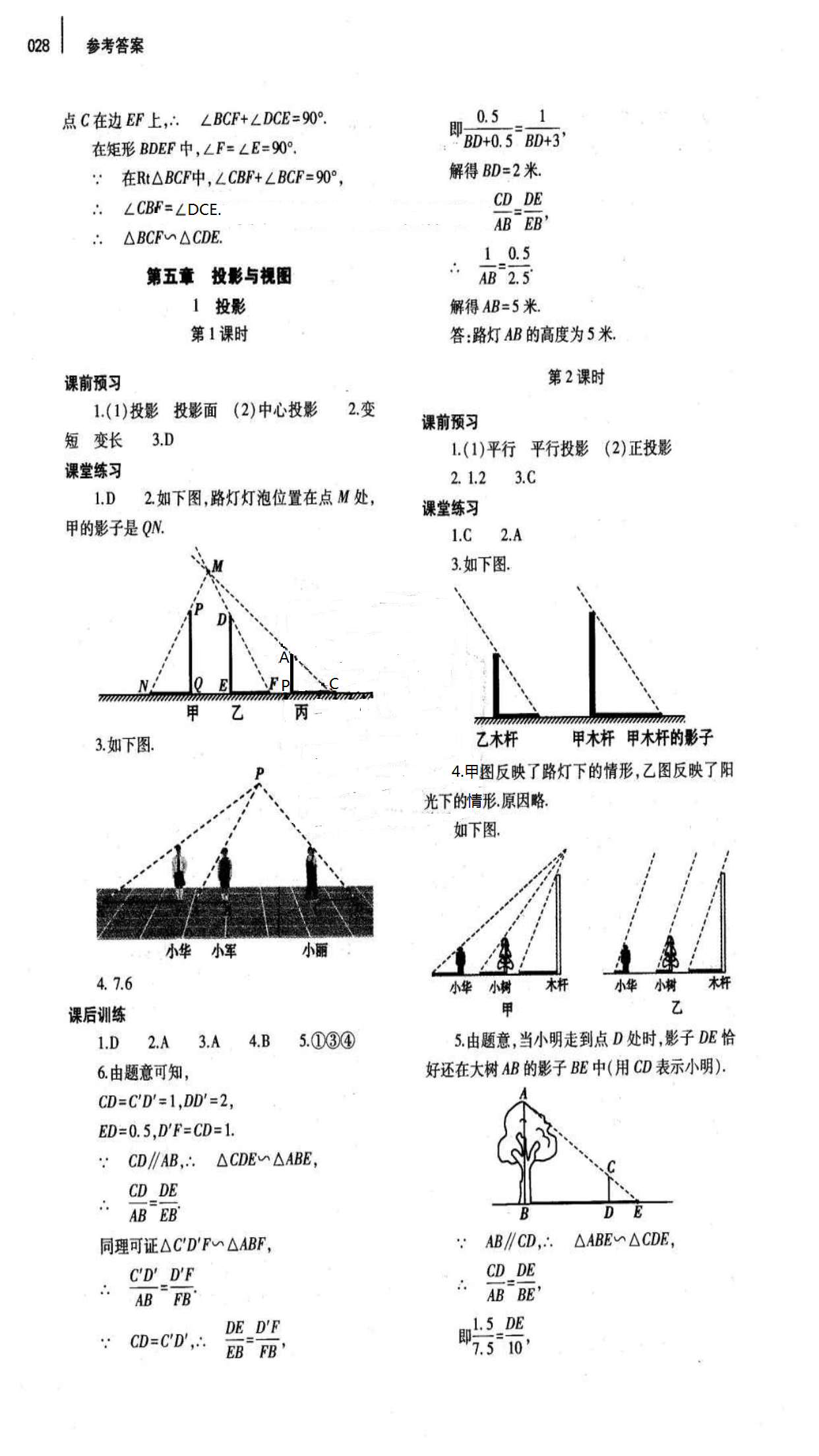 2018年基礎(chǔ)訓(xùn)練九年級(jí)數(shù)學(xué)全一冊(cè)北師大版大象出版社 第28頁(yè)