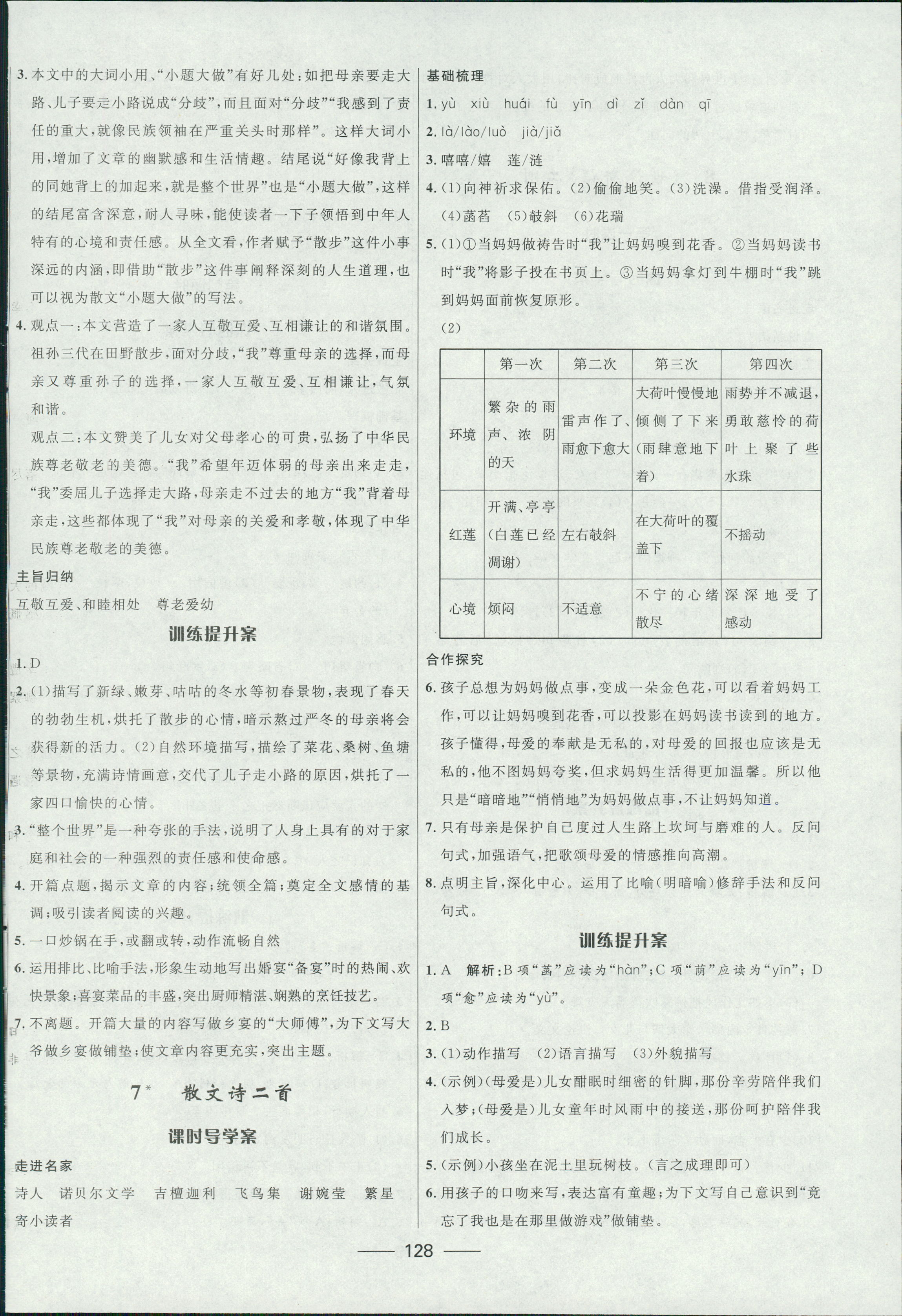 2018年奪冠百分百新導(dǎo)學(xué)課時(shí)練七年級(jí)語(yǔ)文上冊(cè)人教版 第6頁(yè)