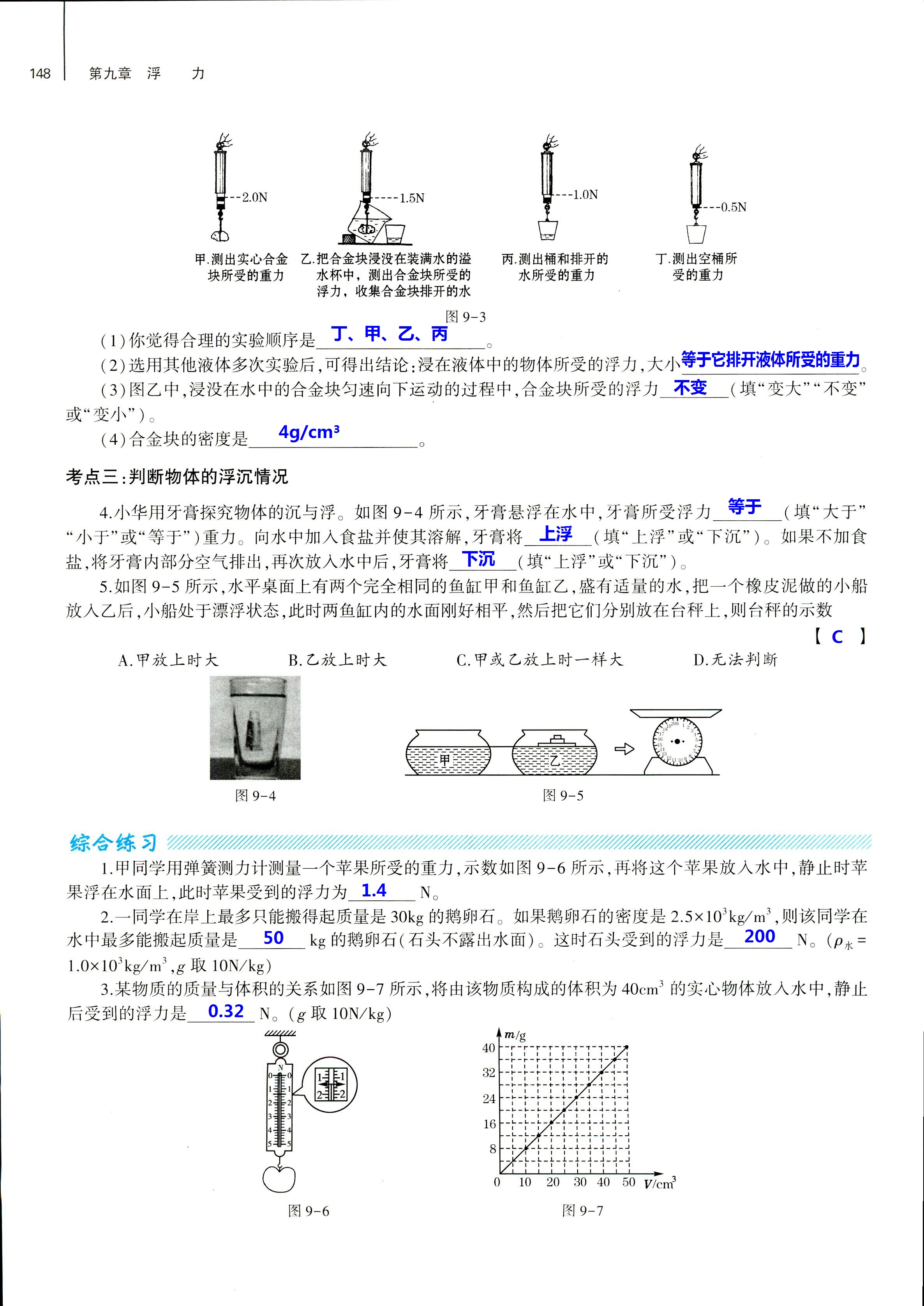 2018年基礎(chǔ)訓(xùn)練八年級(jí)物理全一冊(cè)滬科版大象出版社 第148頁(yè)