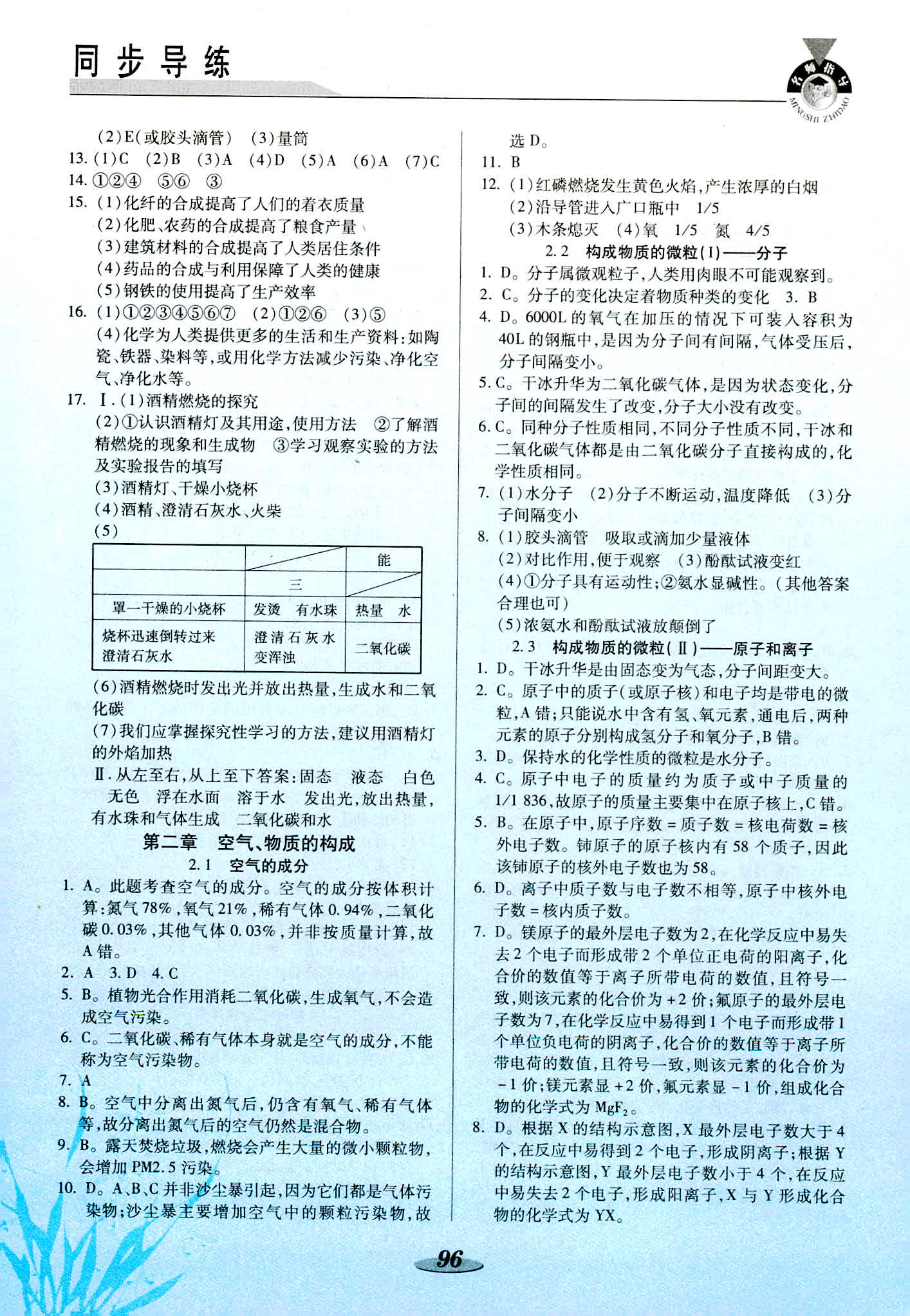 2018年新課標(biāo)教材同步導(dǎo)練九年級(jí)化學(xué)上冊(cè)科粵版 第2頁(yè)