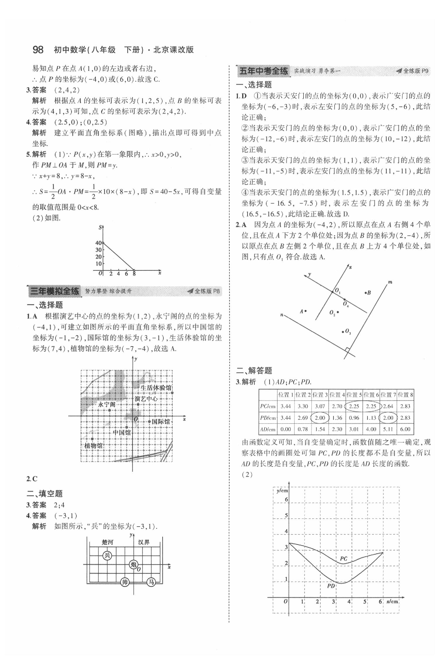 2020年5年中考3年模拟八年级数学下册北京课改版北京专版 第4页