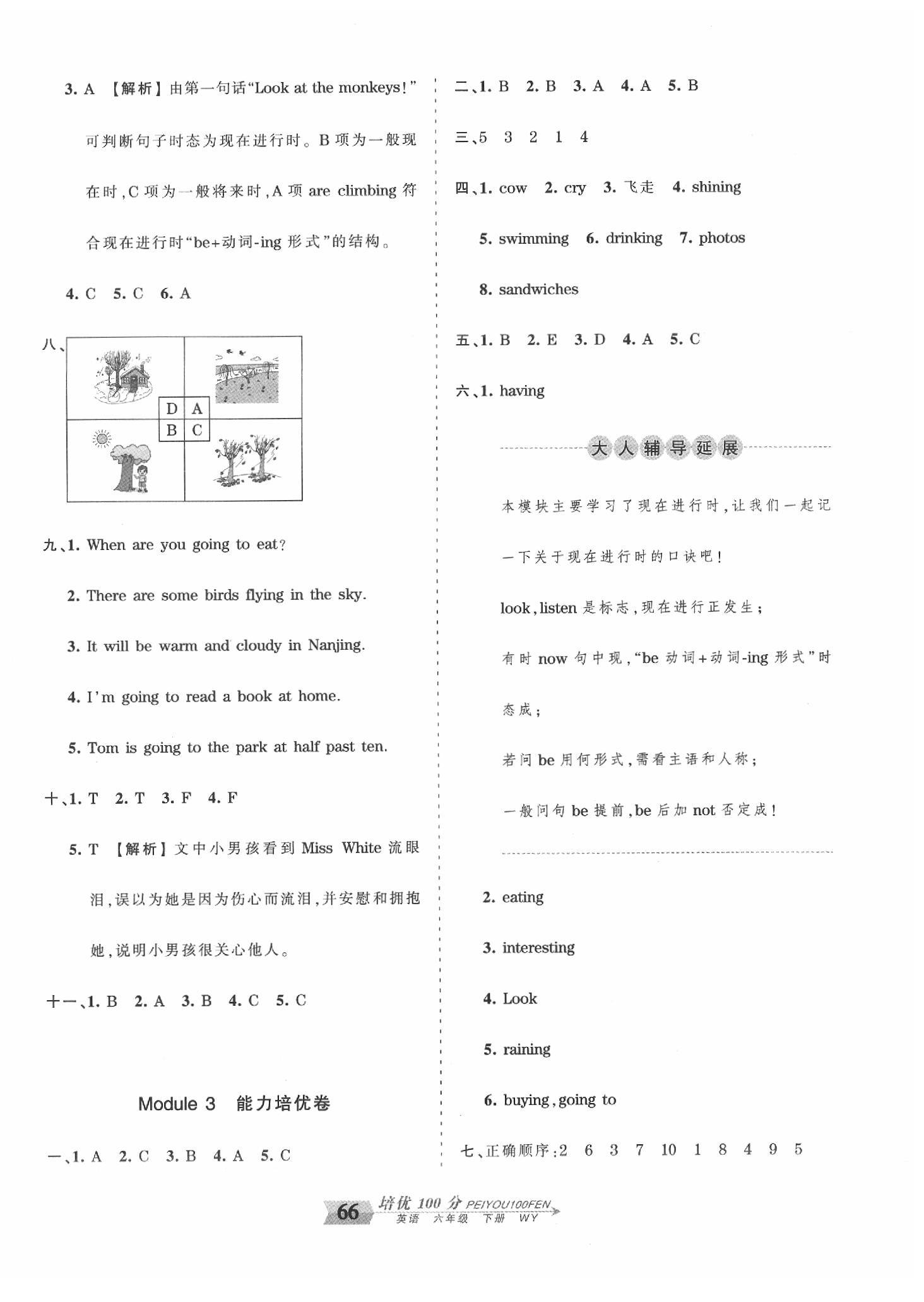 2020年王朝霞培优100分六年级英语下册外研版 第2页