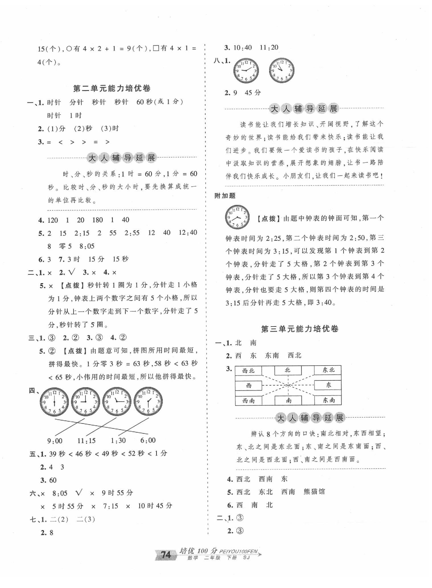 2020年王朝霞培優(yōu)100分二年級數(shù)學下冊蘇教版 第2頁