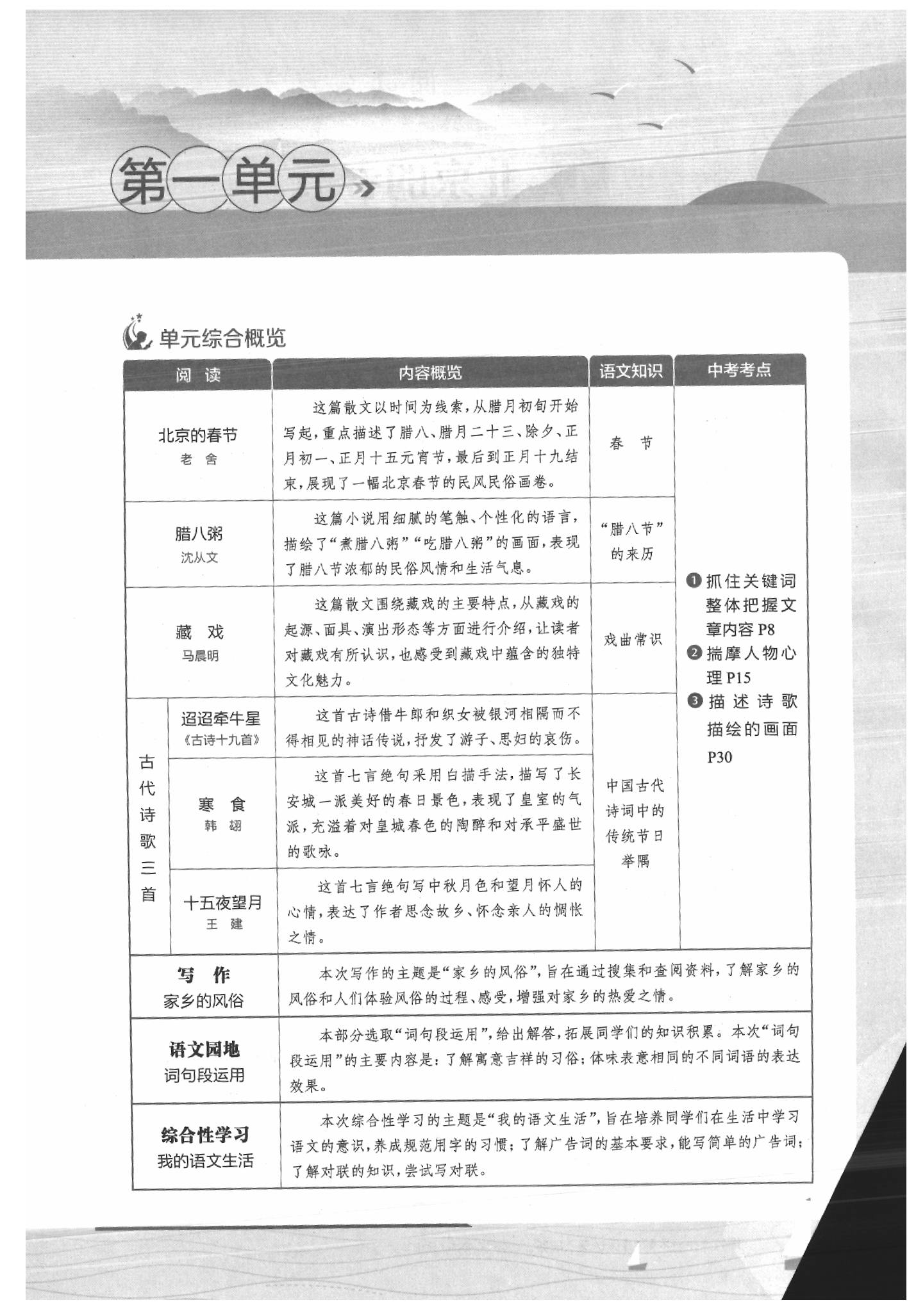 2020年課本六年級語文下冊人教版五四制 第1頁