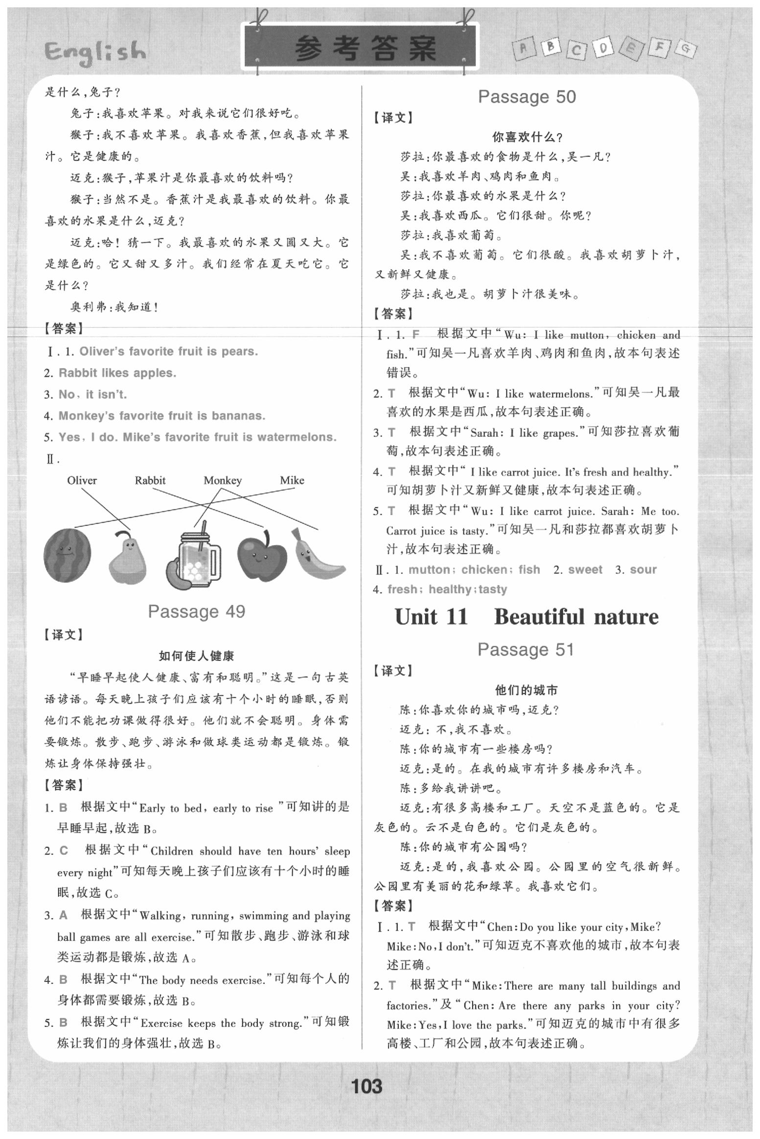 2020年小學英語閱讀訓練100篇五年級英語全一冊通用版 第13頁