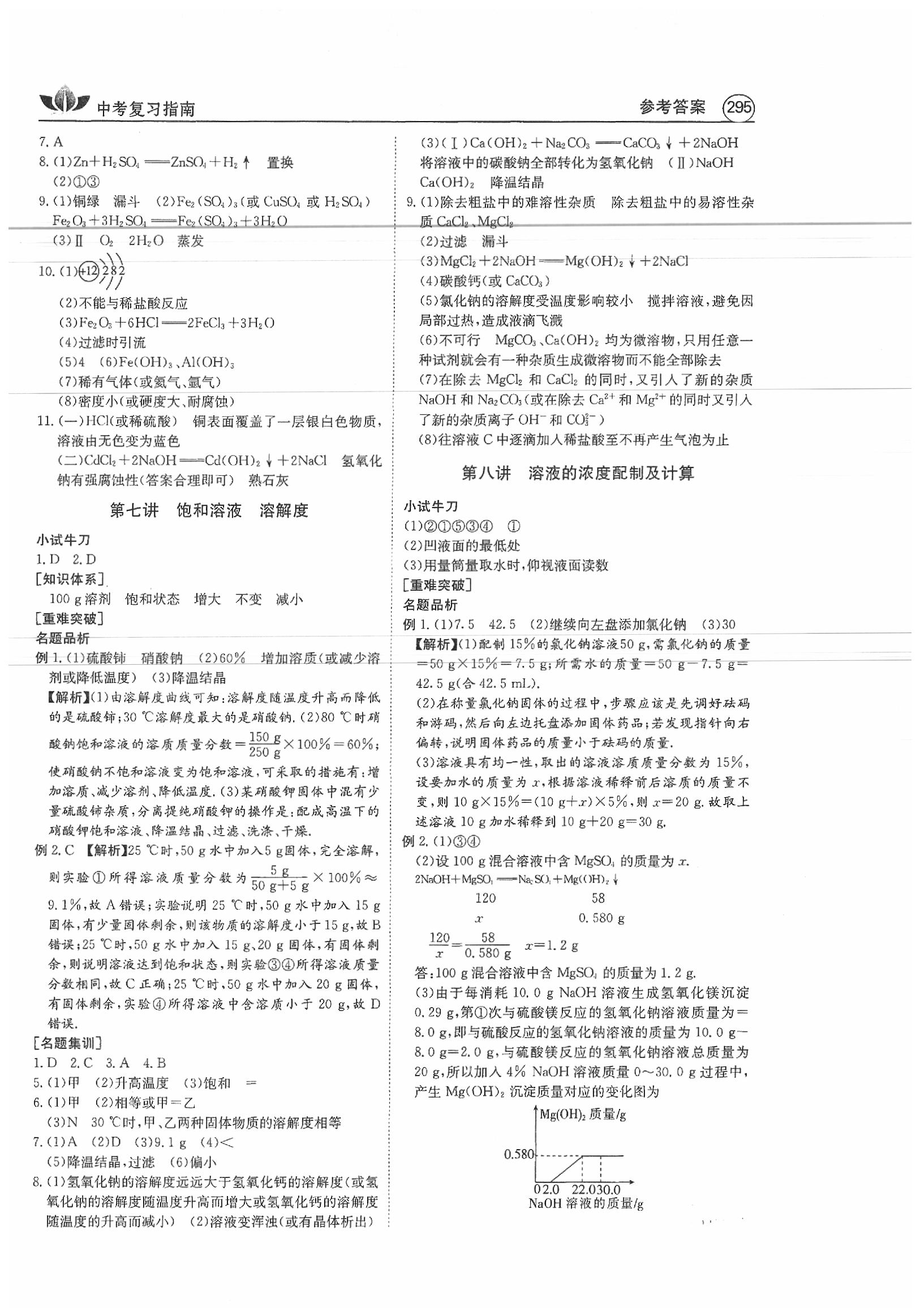 2020年百年學典中考復習指南化學 第5頁