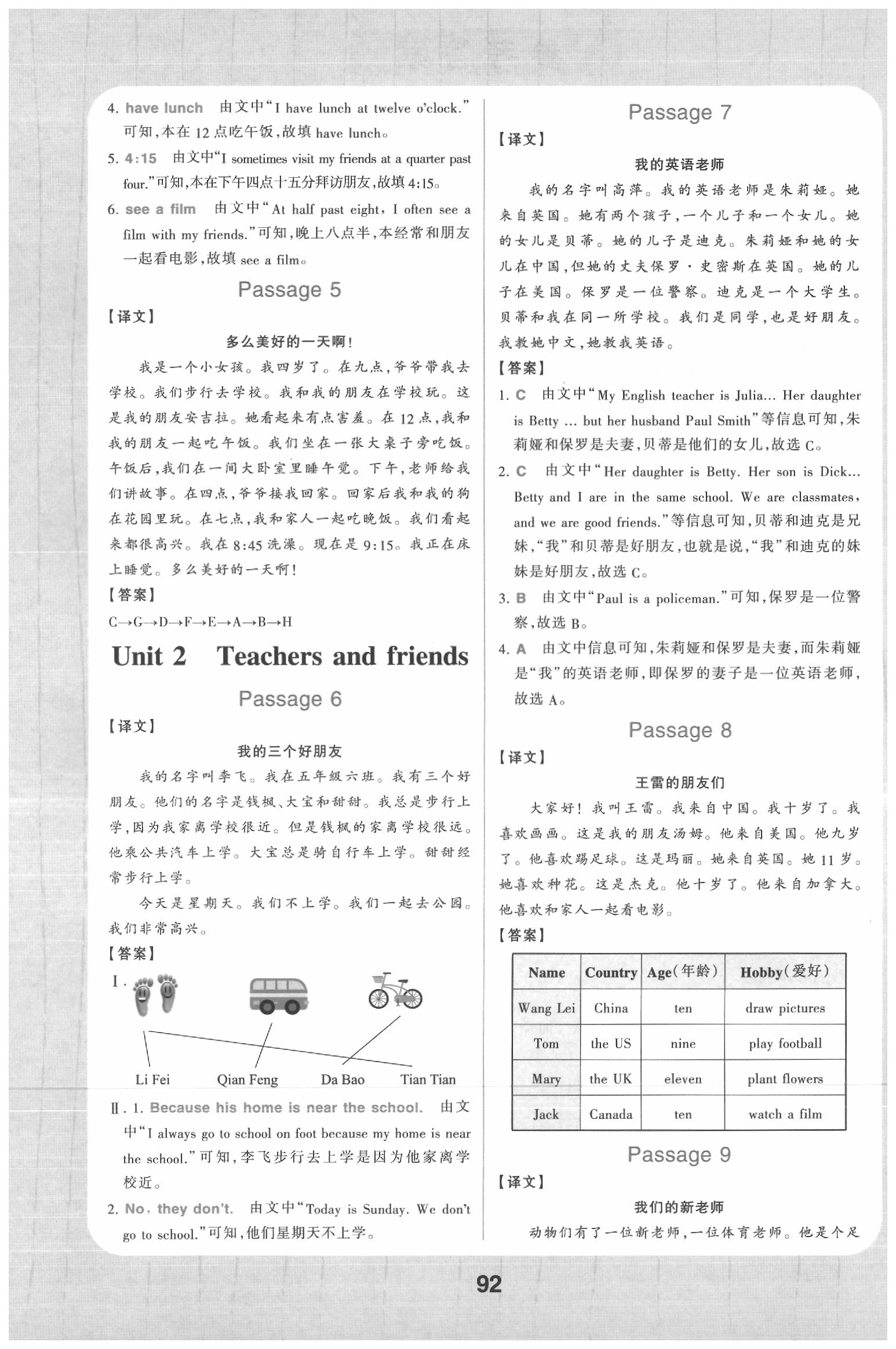 2020年小学英语阅读训练100篇五年级英语全一册通用版 第2页