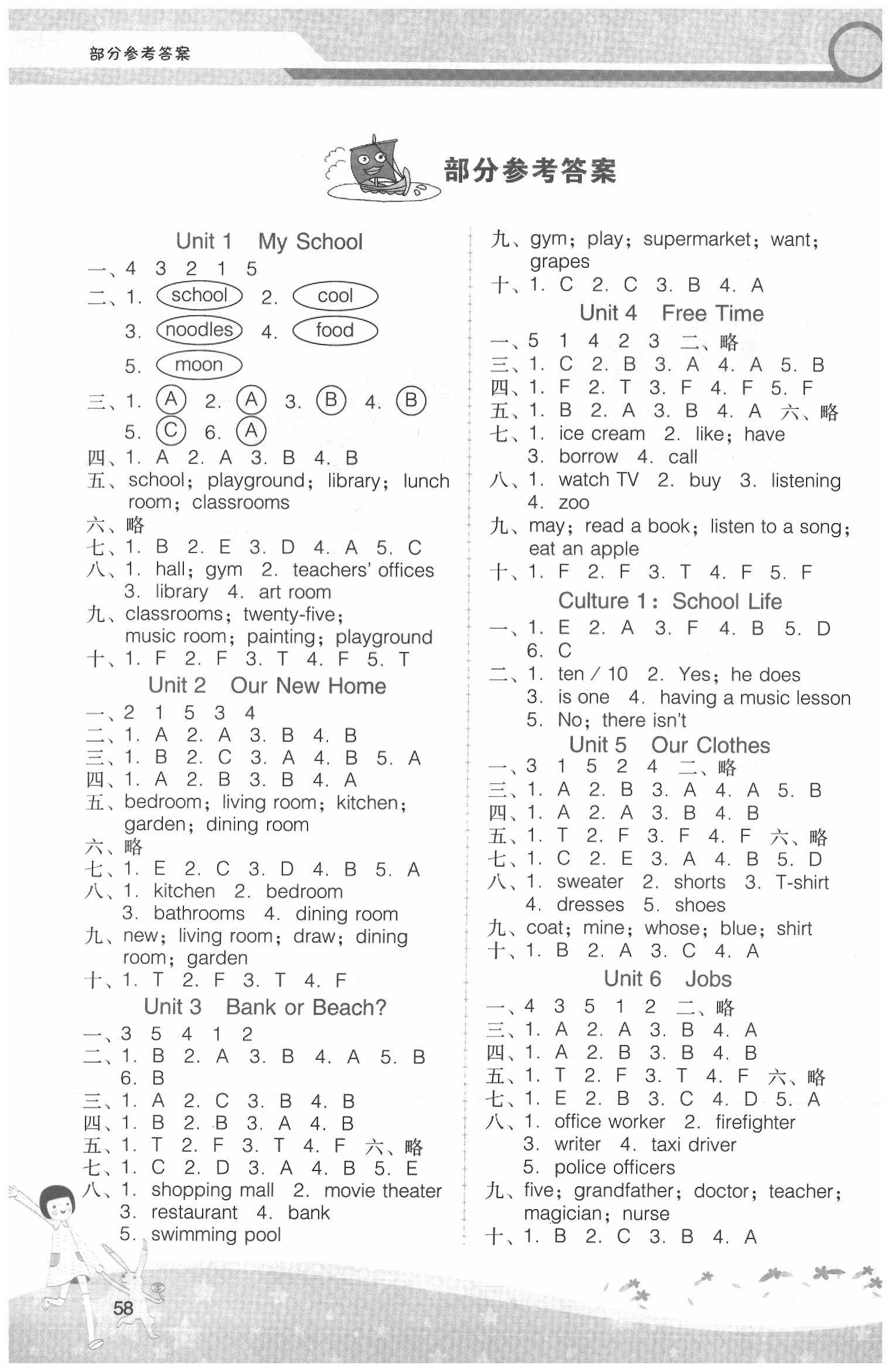 2020年新課程學(xué)習(xí)輔導(dǎo)四年級英語下冊粵人民版中山專版 第1頁