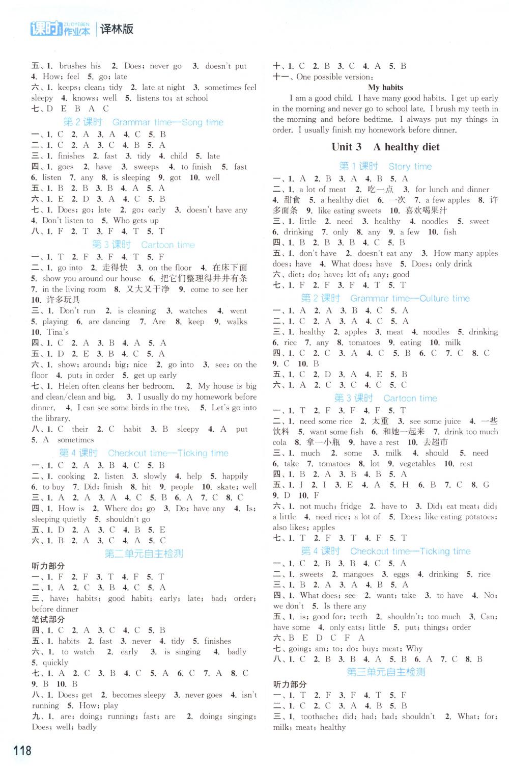 2018年通城學(xué)典課時(shí)作業(yè)本六年級(jí)英語(yǔ)下冊(cè)譯林版 第2頁(yè)