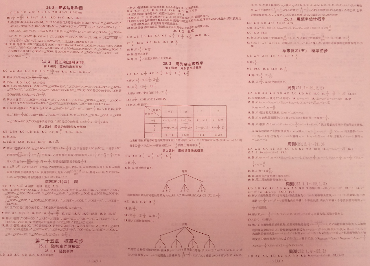 2018年名校课堂九年级数学2上册人教版河南专版 第4页