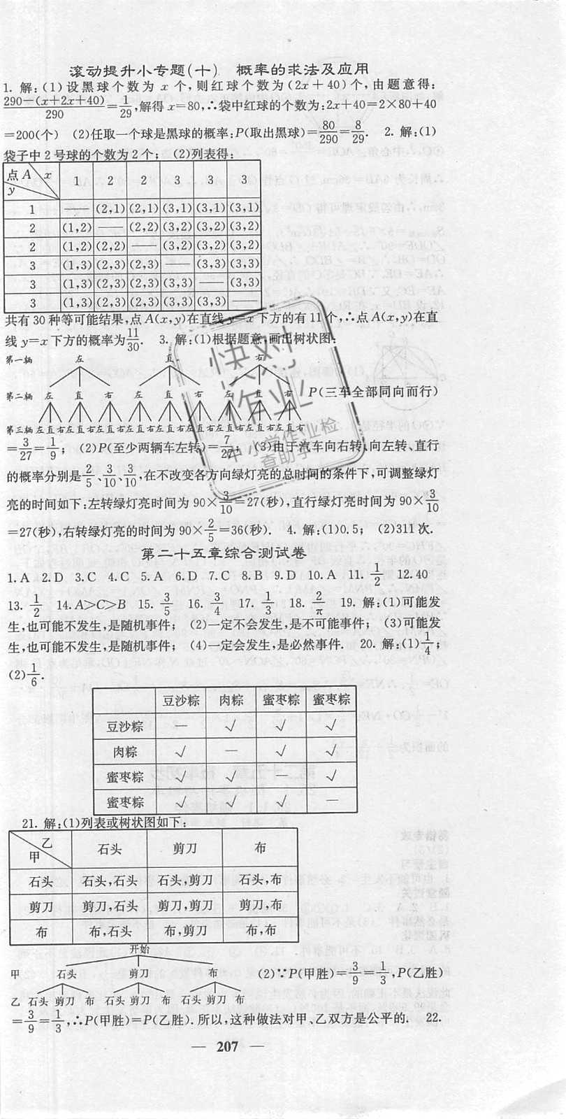 2018年課堂點(diǎn)睛九年級(jí)數(shù)學(xué)上冊(cè)人教版 第36頁