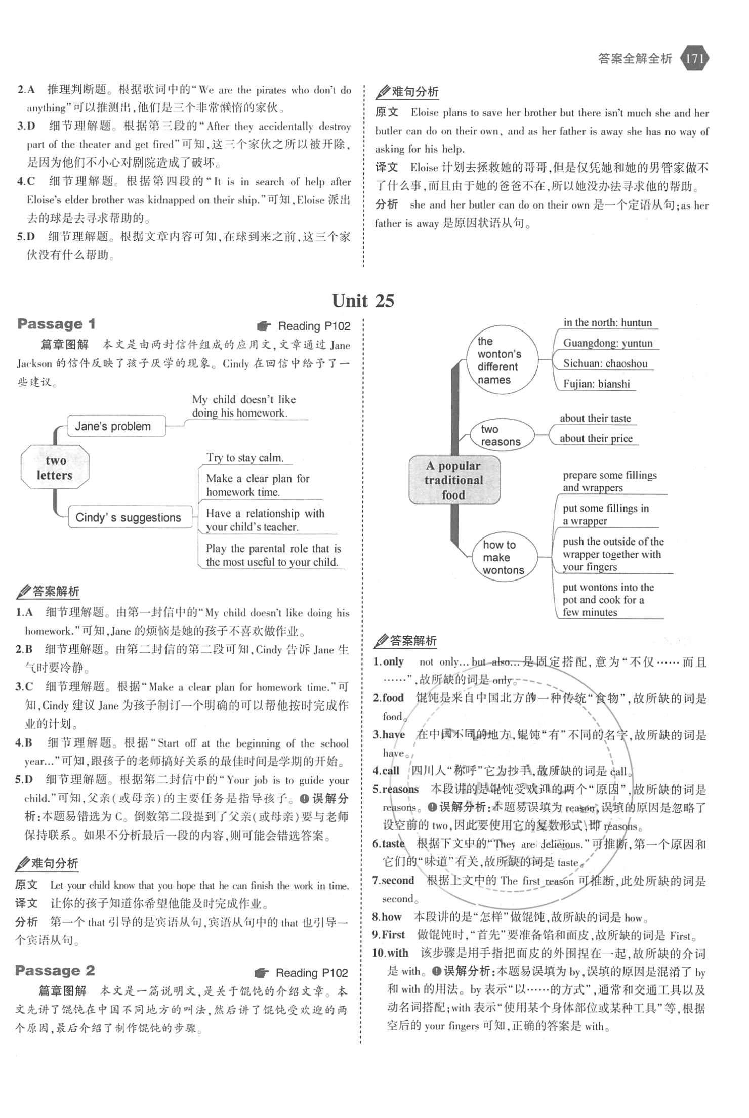 2018年53English完形填空、阅读理解与语法填空八年级英语 第53页