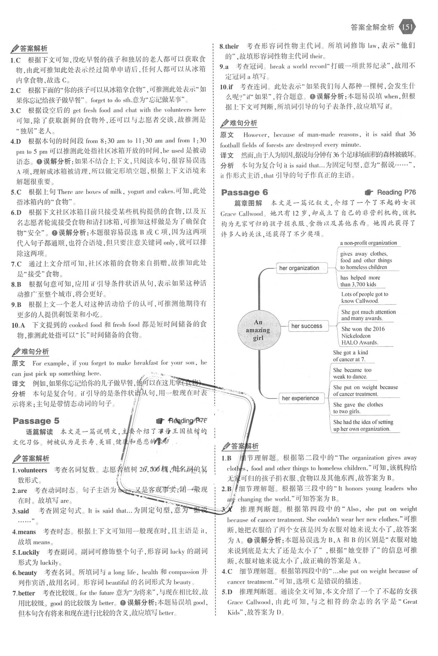 2018年53English完形填空、阅读理解与语法填空八年级英语 第33页