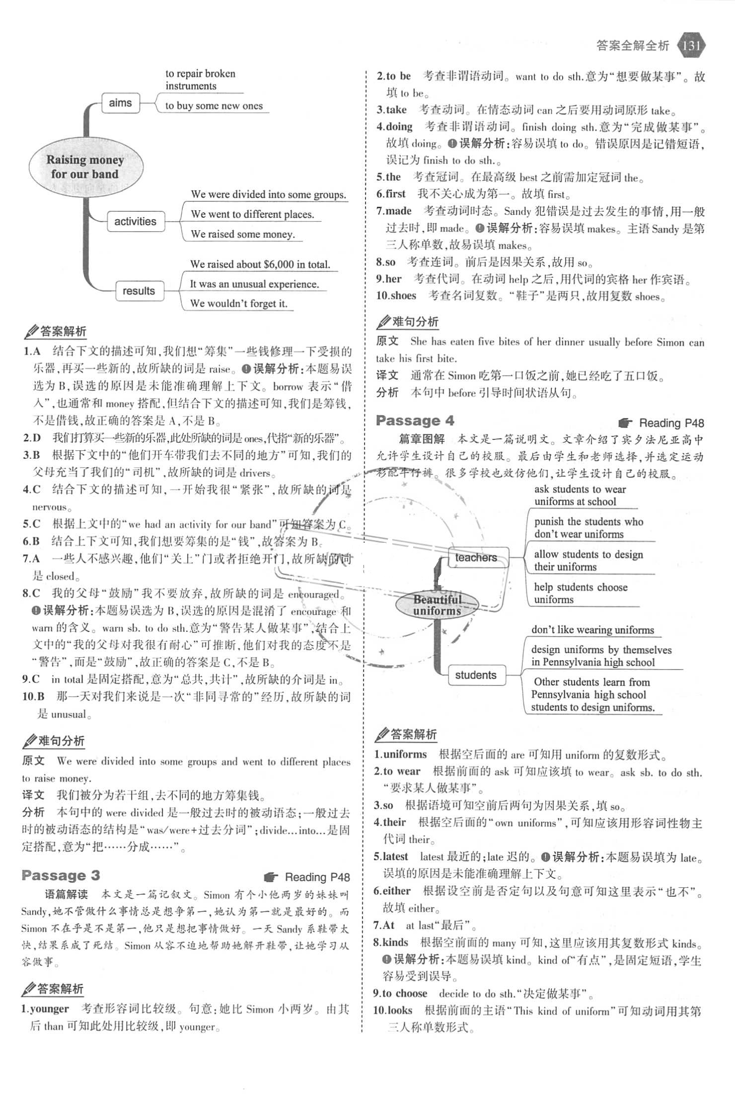 2018年53English完形填空、阅读理解与语法填空八年级英语 第13页