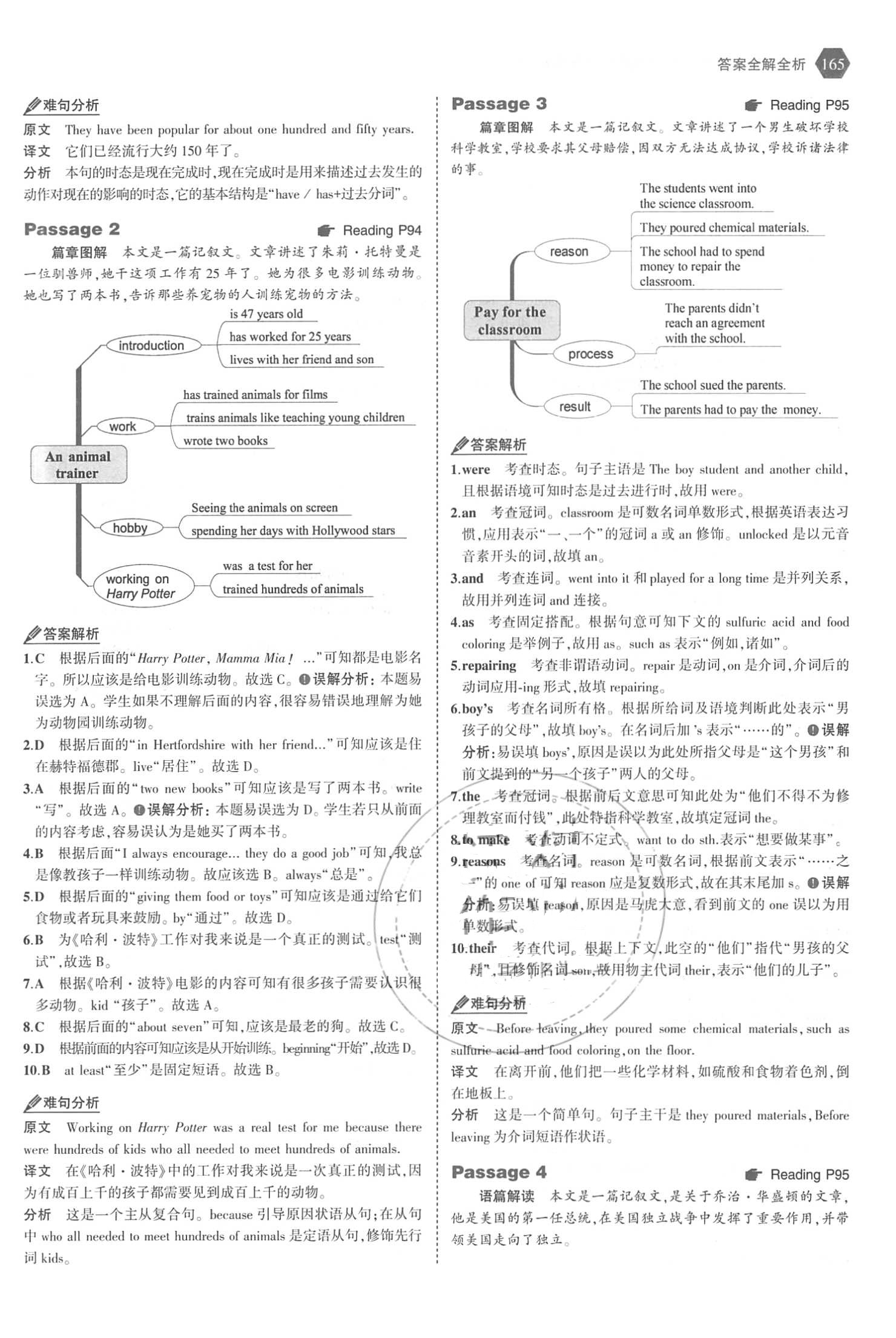 2018年53English完形填空、阅读理解与语法填空八年级英语 第47页