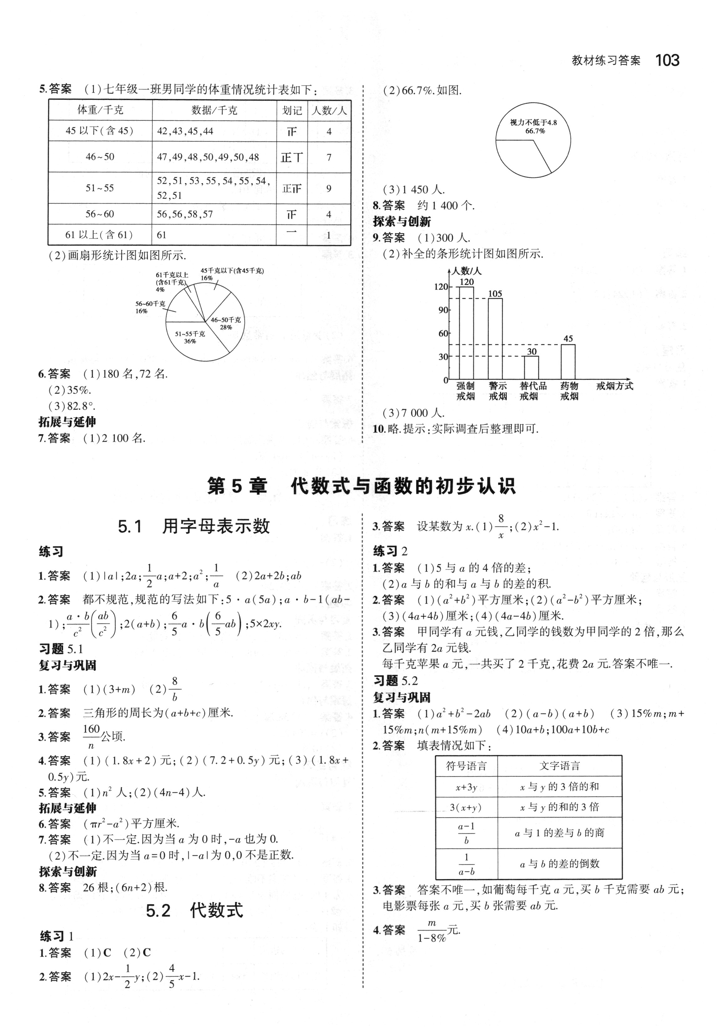 課本青島版七年級(jí)數(shù)學(xué)上冊(cè) 第9頁(yè)