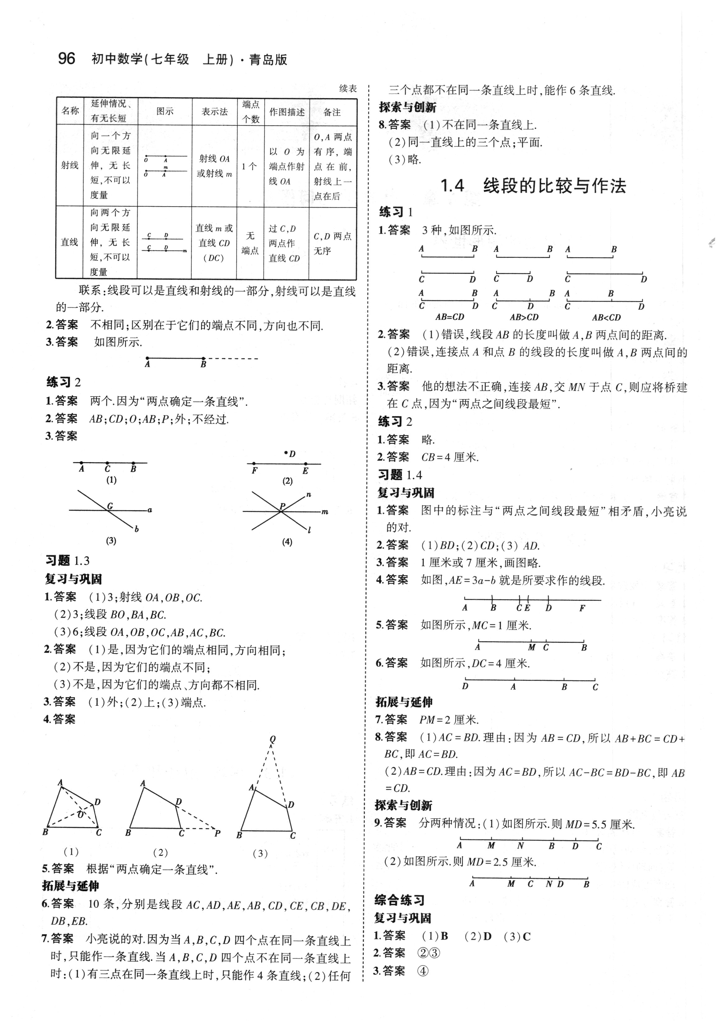 課本青島版七年級(jí)數(shù)學(xué)上冊(cè) 第2頁(yè)