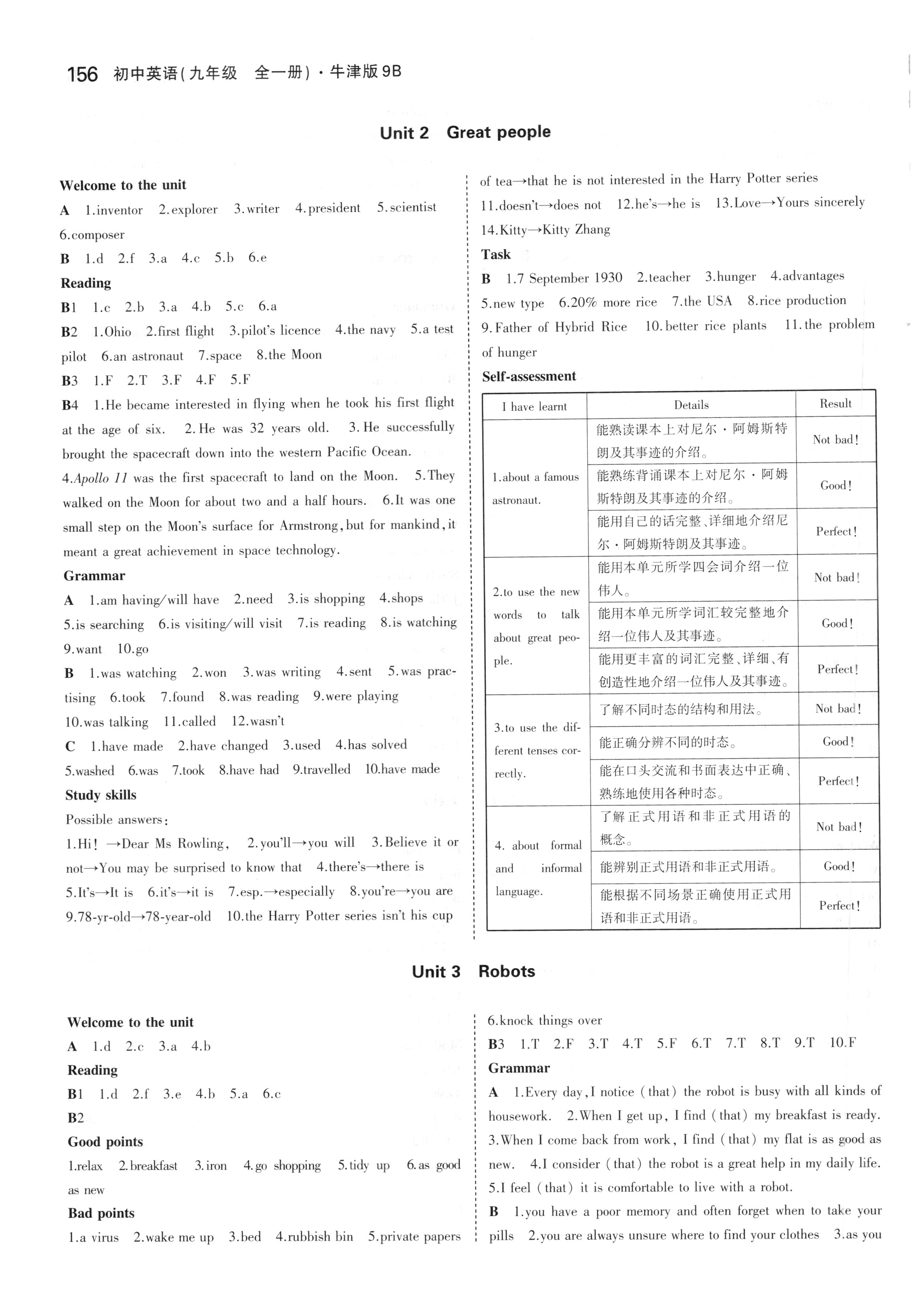 2018年課本九年級(jí)英語上冊(cè)牛津版 參考答案第6頁