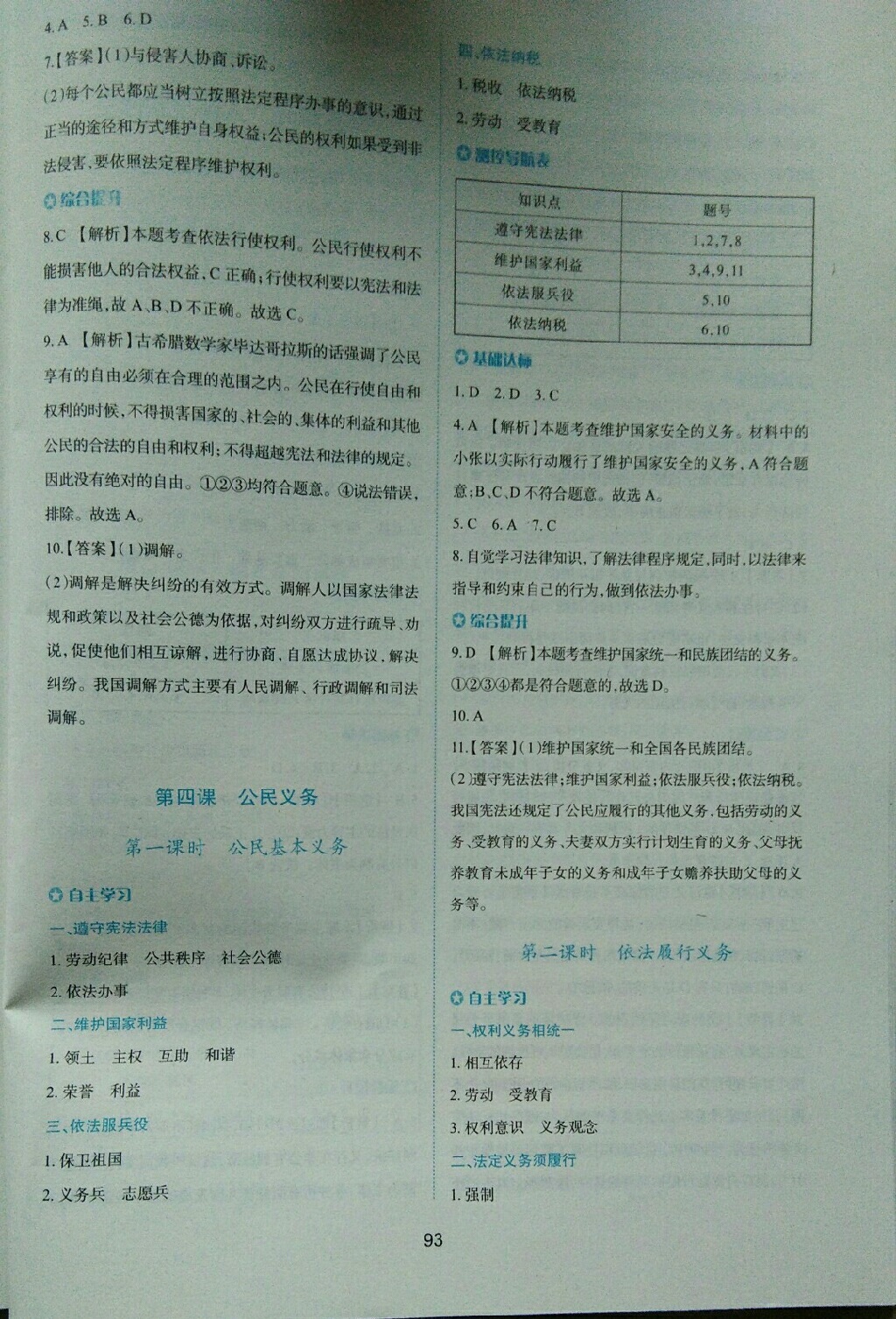 2019新課程學(xué)習(xí)與評價八年級道德與法治下冊 第5頁