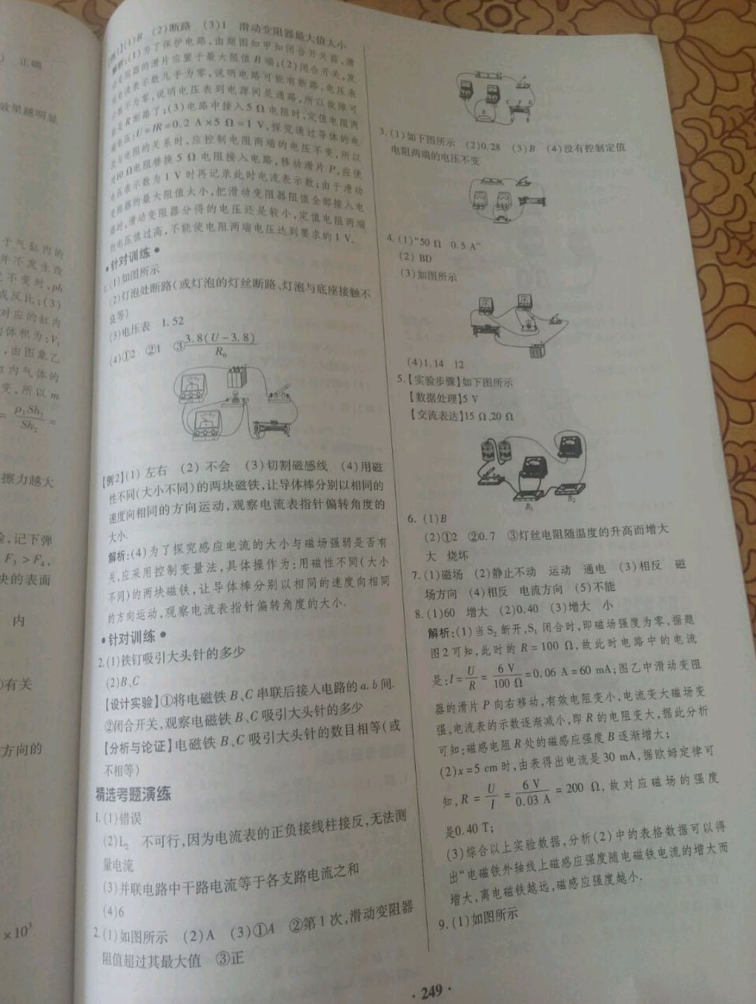 2019高效復(fù)習(xí)新疆中考物理一本全九年級(jí)人教版 參考答案第41頁