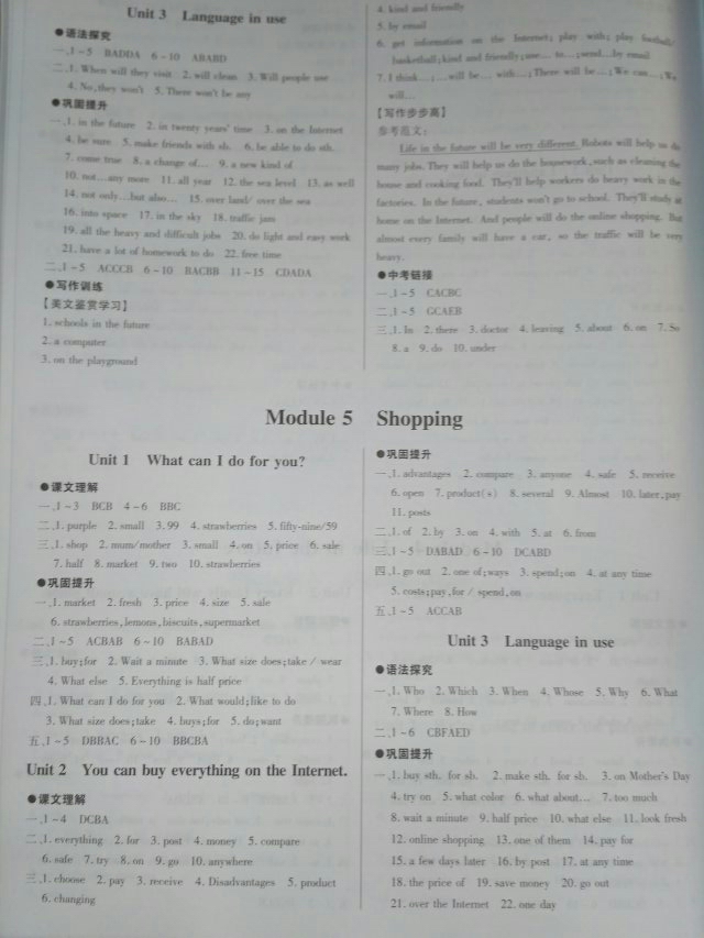 2019廣東中考高分突破英語(yǔ)七年級(jí)下冊(cè)外研版 第4頁(yè)