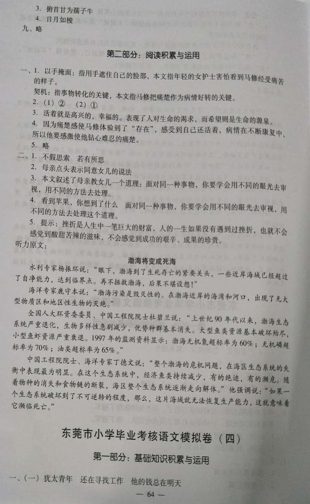 2019年?duì)钤恍W(xué)畢業(yè)總復(fù)習(xí)語(yǔ)文 第24頁(yè)